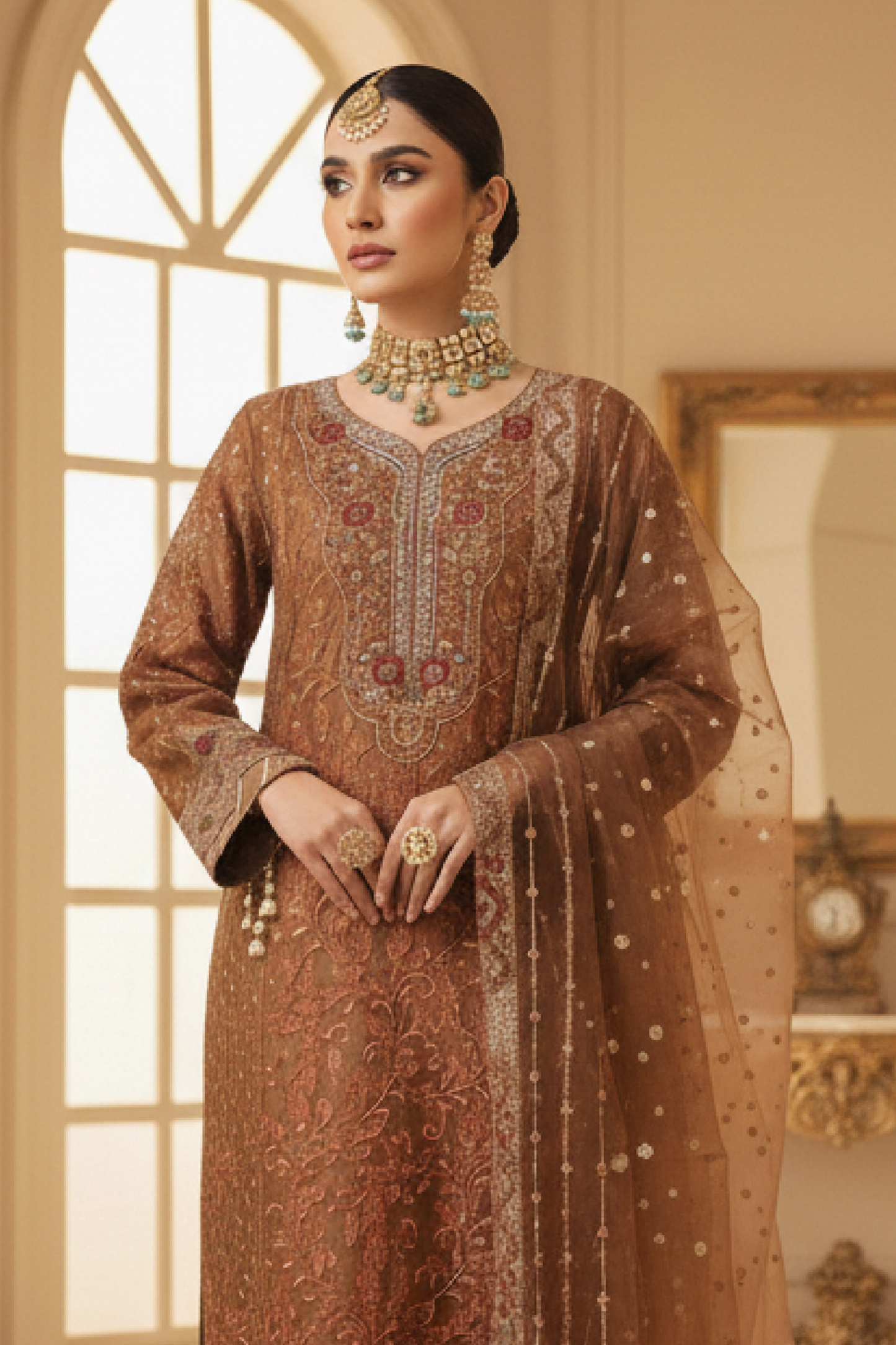 Fatima Bano | Dressline | Dhanak | Organza-3PC
