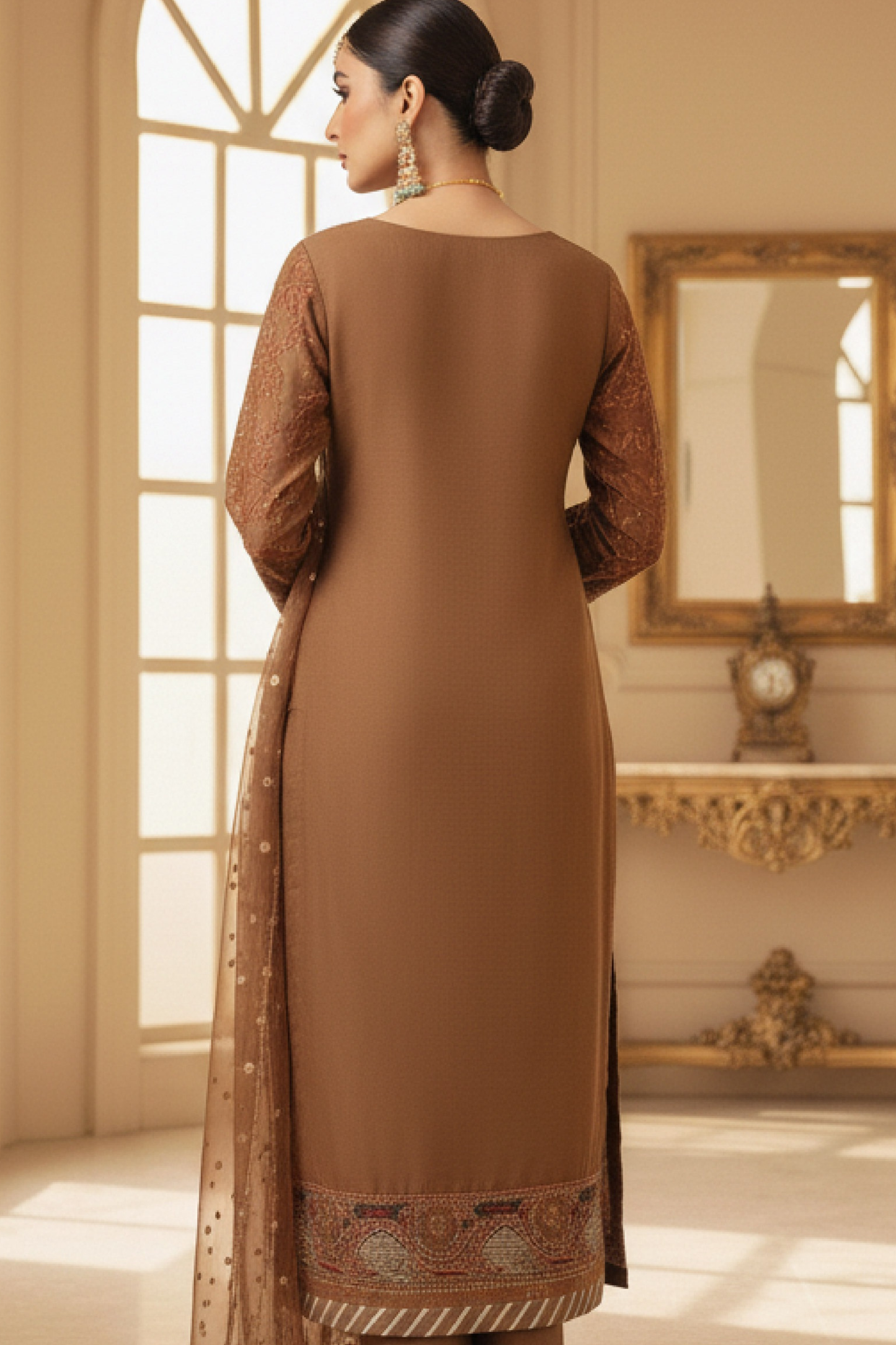 Fatima Bano | Dressline | Dhanak | Organza-3PC