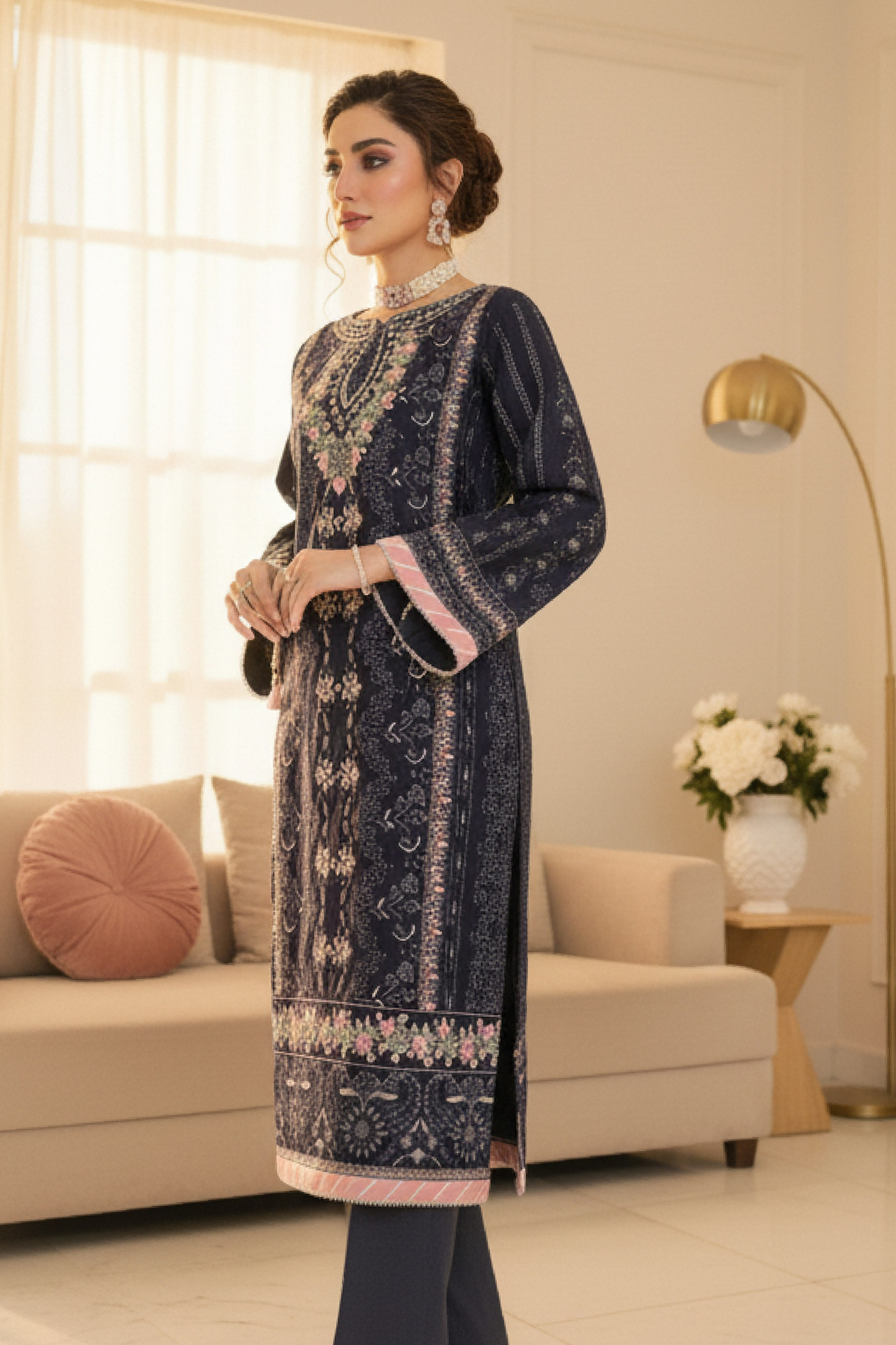 Fatima Bano | Dressline | Dhanak | Organza-3PC