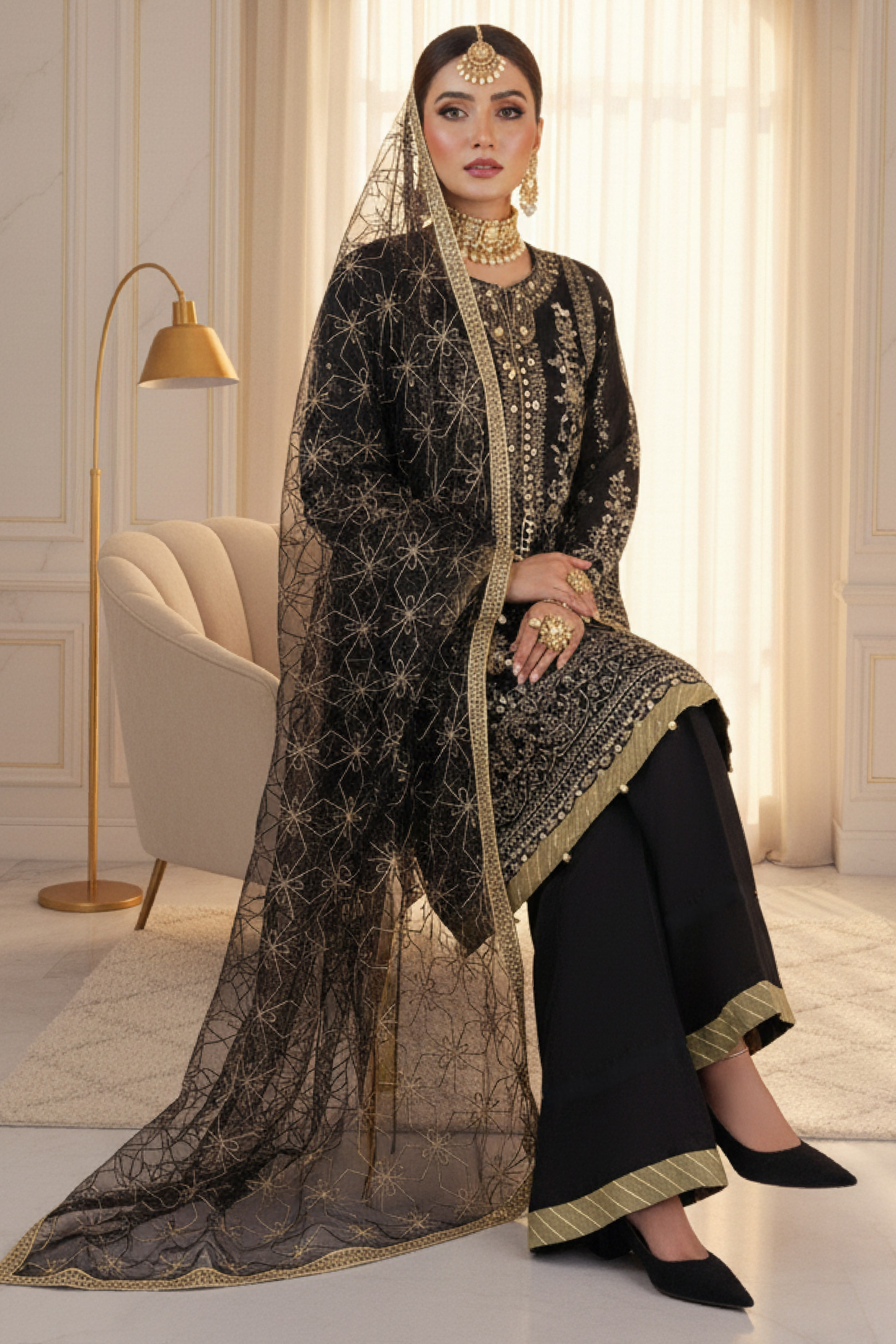 Fatima Bano | Dressline | Dhanak | Organza-3PC