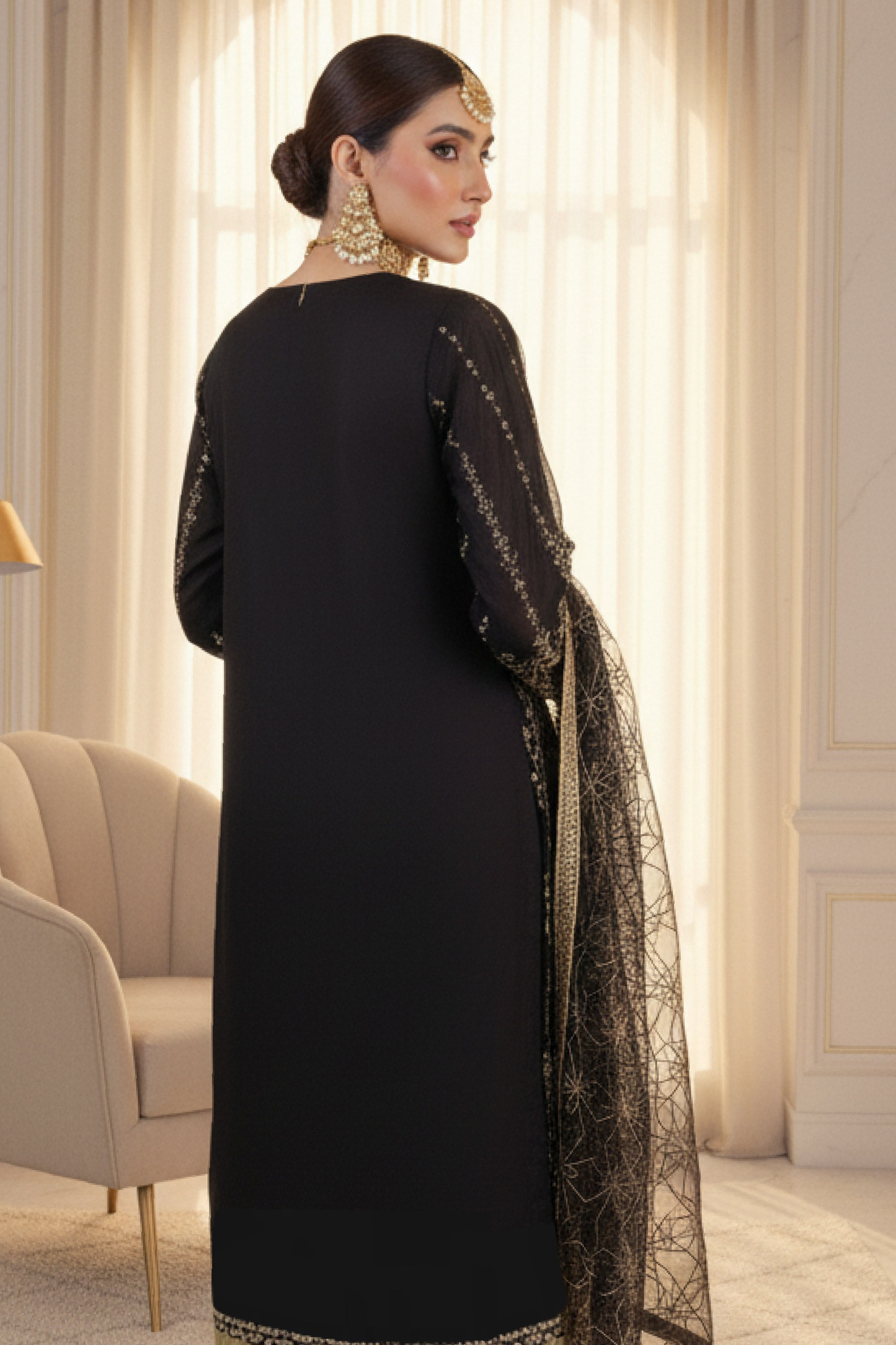 Fatima Bano | Dressline | Dhanak | Organza-3PC