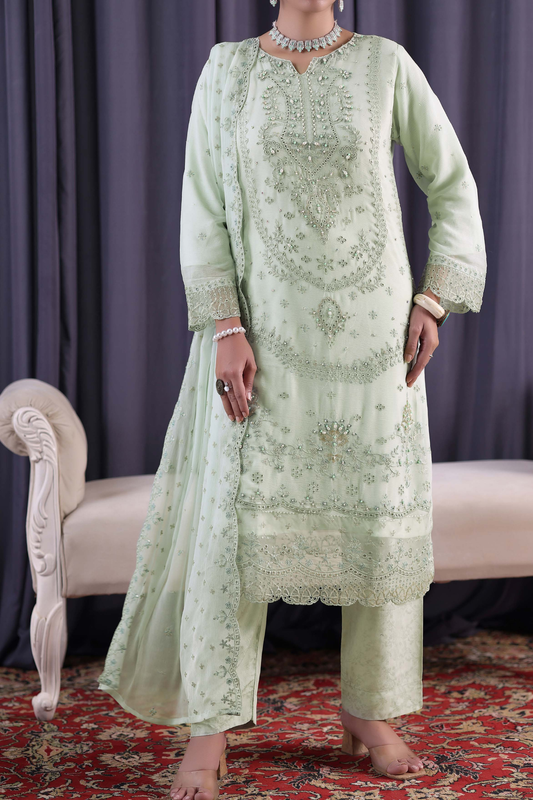 Noor Jahan | Embroidered | Chiffon