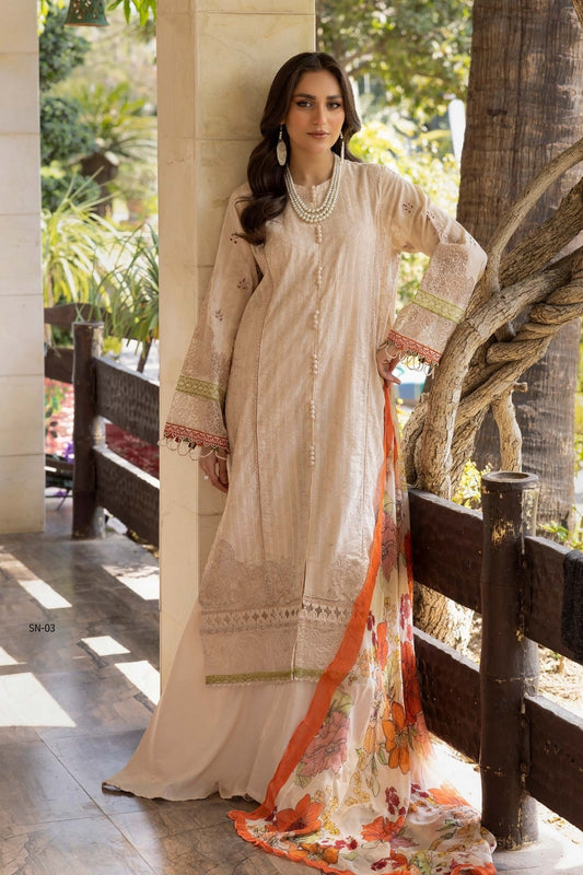 Nuri | Safa Noor Luxury Lawn | 3PC