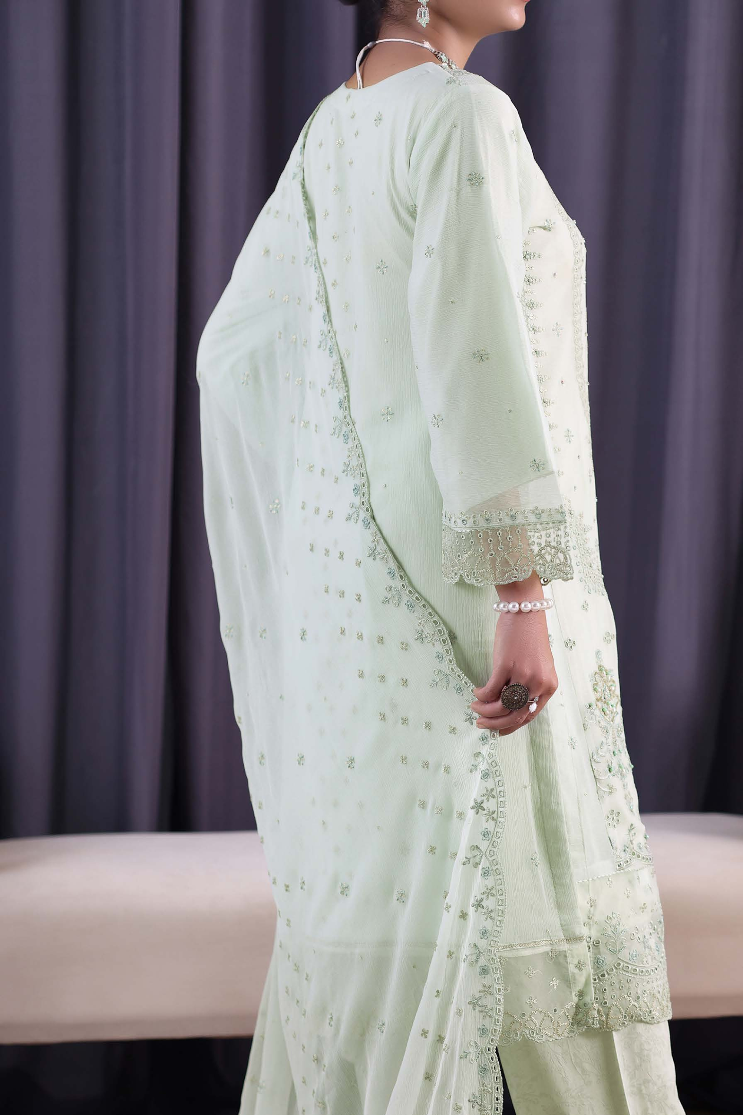 Noor Jahan | Embroidered | Chiffon
