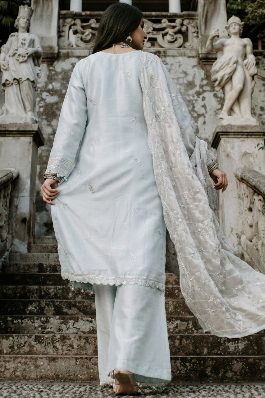 Kashvi | Zaib-o-Zeenat | Emb Shisha Silk-3PC