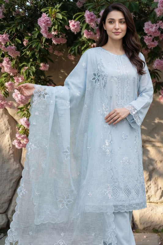 Farmaish | Dressline | Semi-Stitched |  Lawn