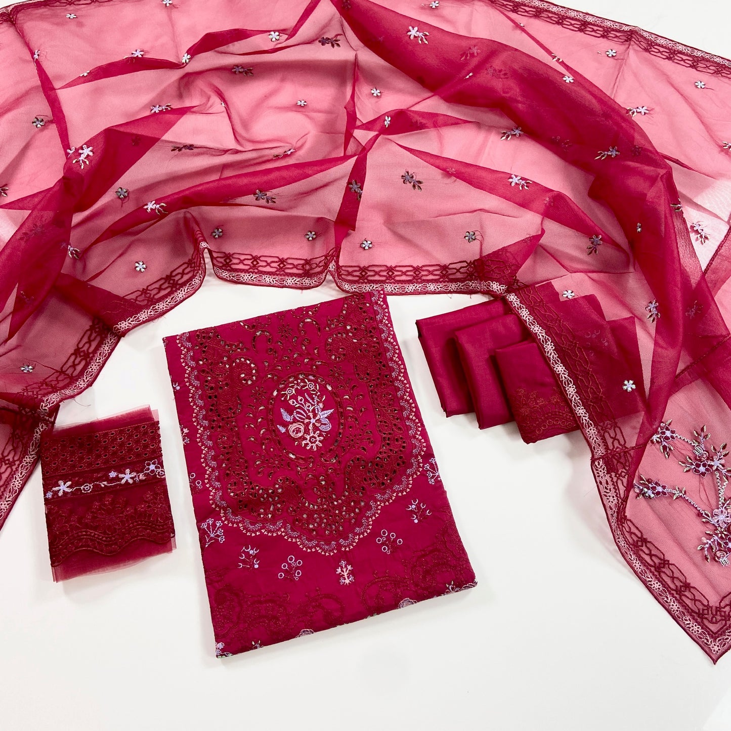 Bin Ilyas Luxury Embroidered Lawn Collection 3PC