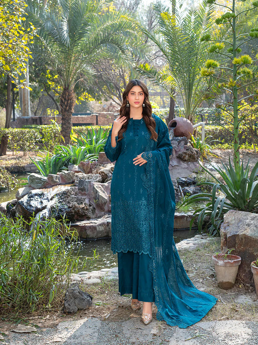 Fizza | Feroza Luxury Emb Lawn | 3 PC