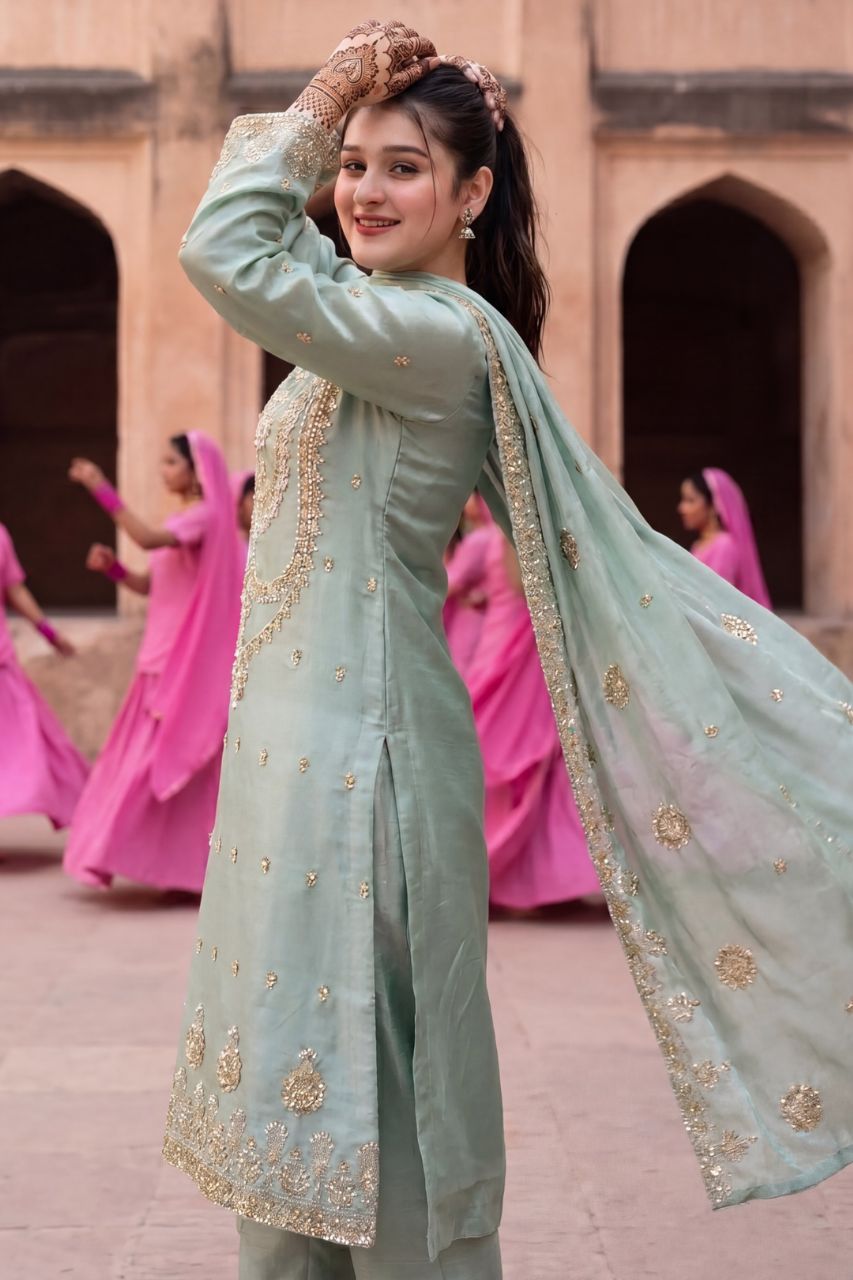 Fatima Bano By Aroob | Dressline | Lava Silk