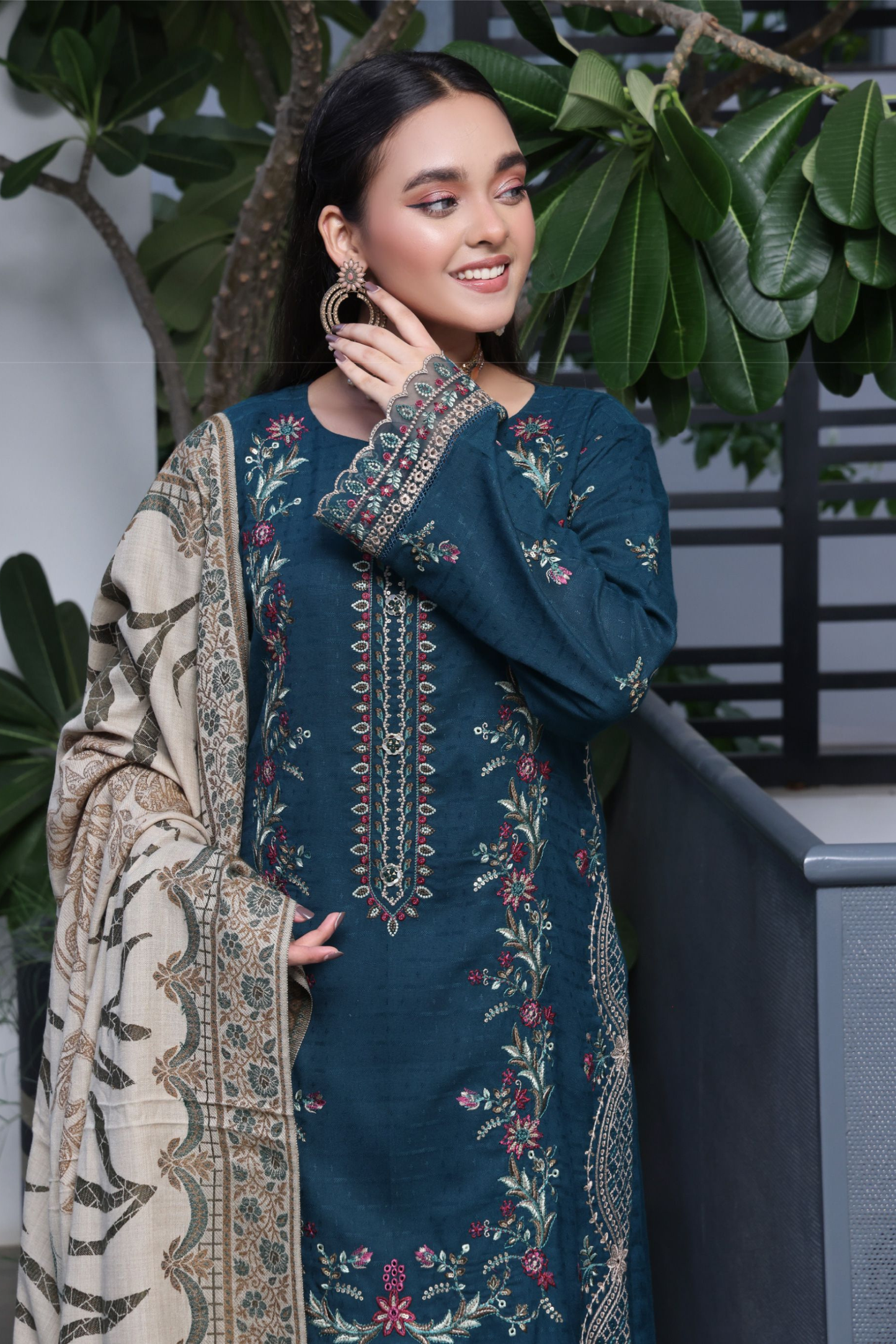 Blanca | Dressline | Emb Dhanak -3PC