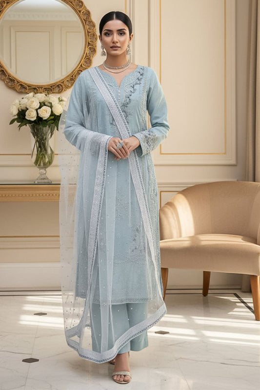 Zaib-o-Zeenat | Dressline | Farsha Sheesha Silk