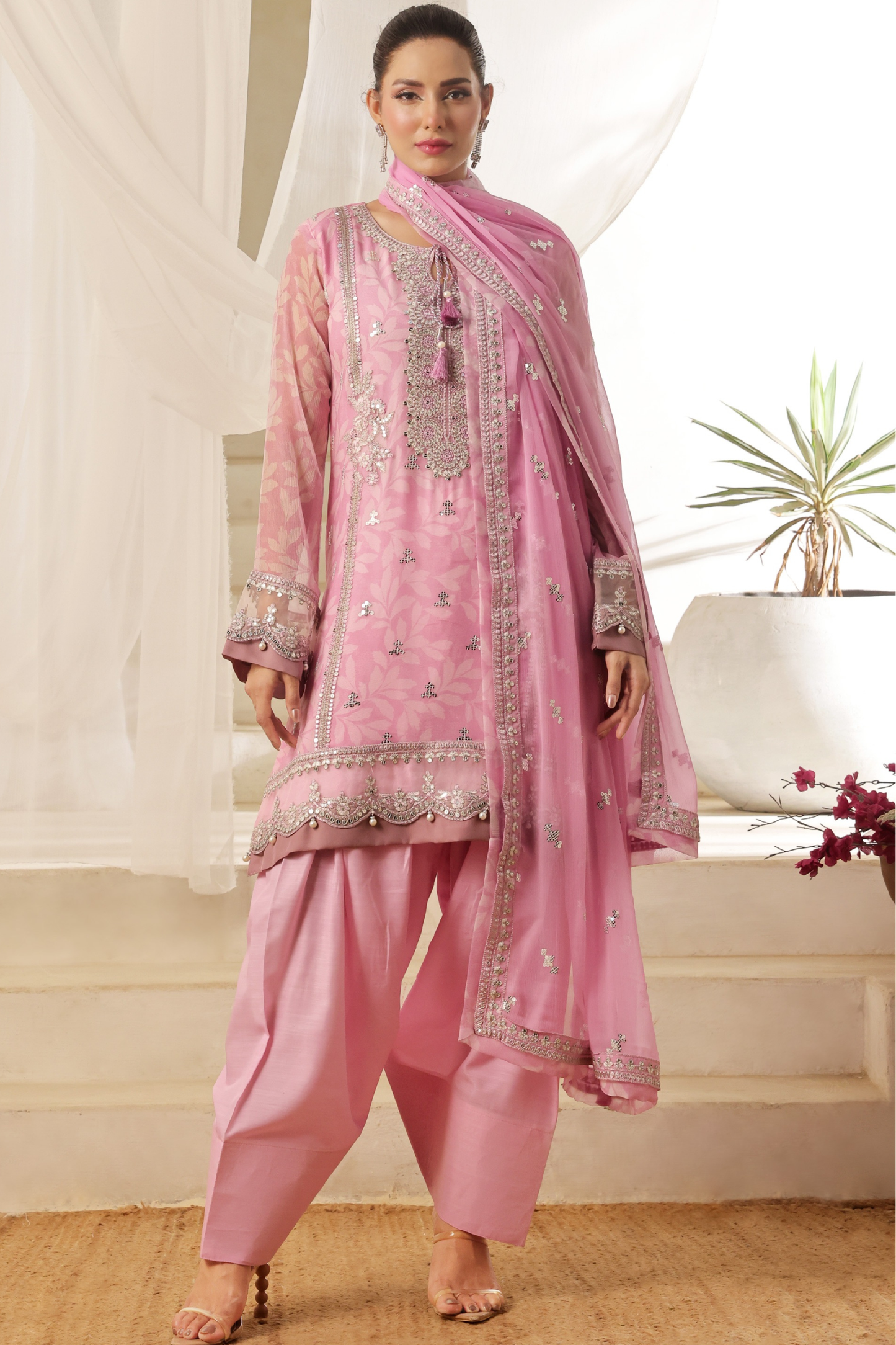 Fatima Bano | Dressline | Tesbeena | Chiffon-3PC