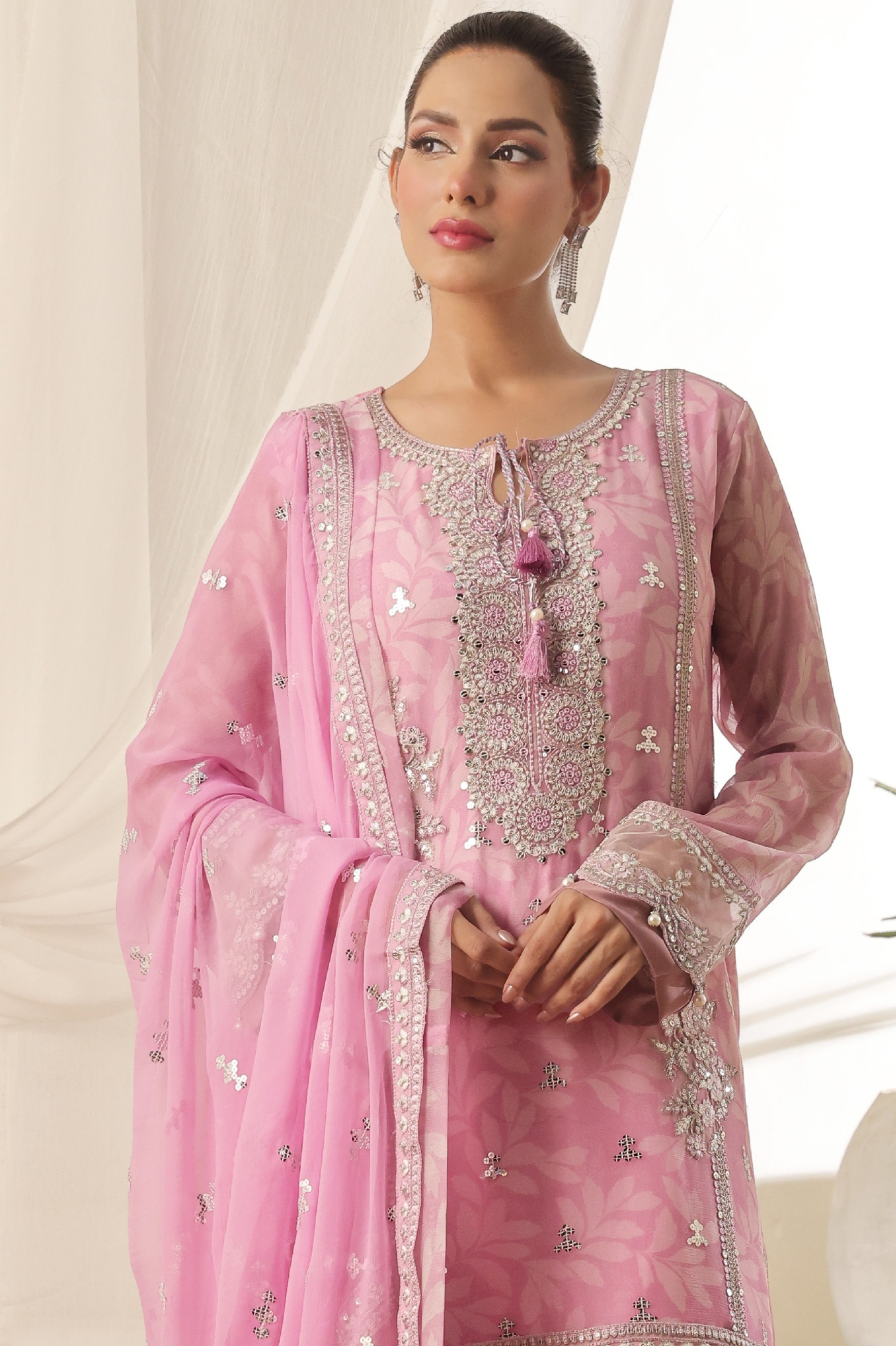 Fatima Bano | Dressline | Tesbeena | Chiffon-3PC