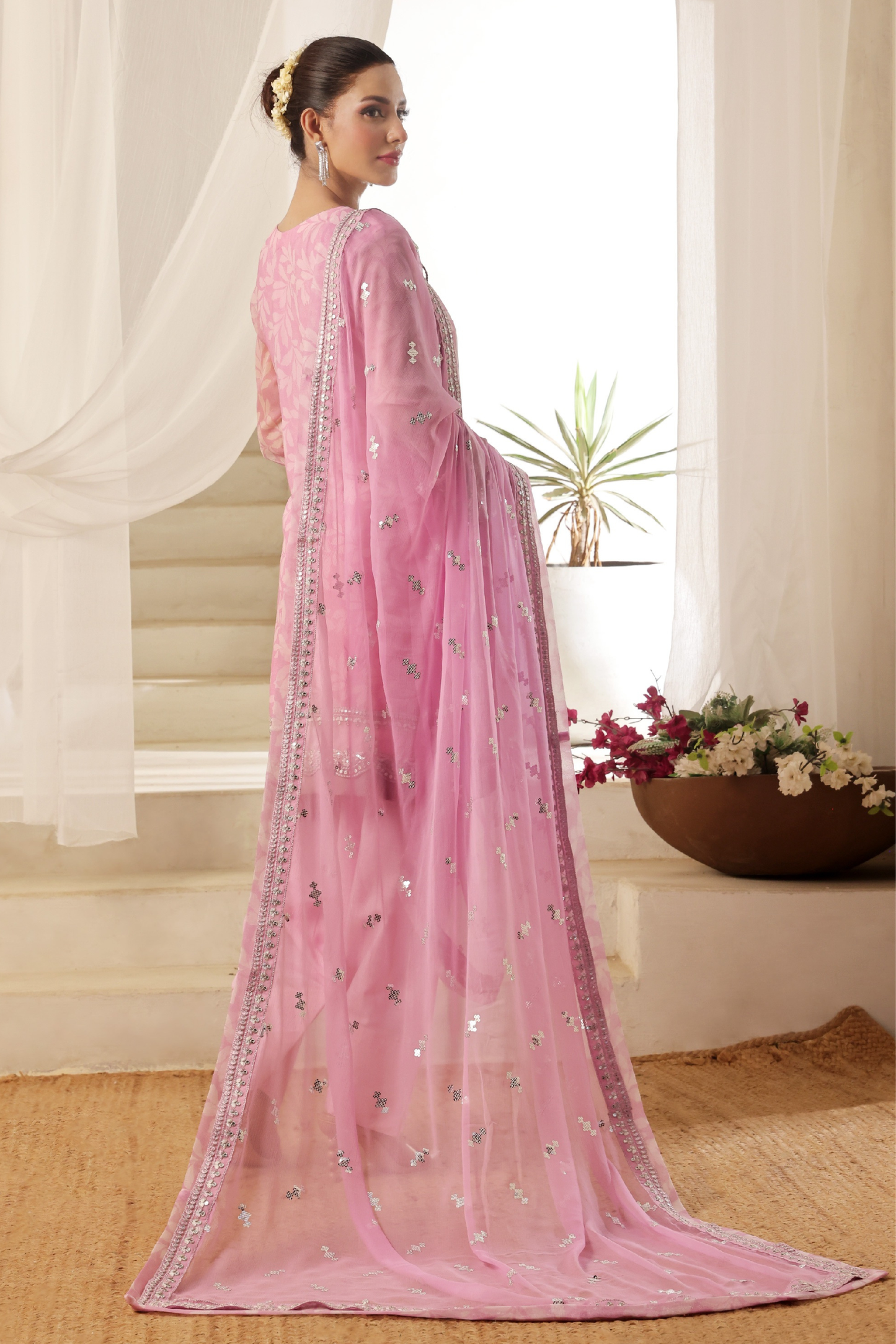 Fatima Bano | Dressline | Tesbeena | Chiffon-3PC