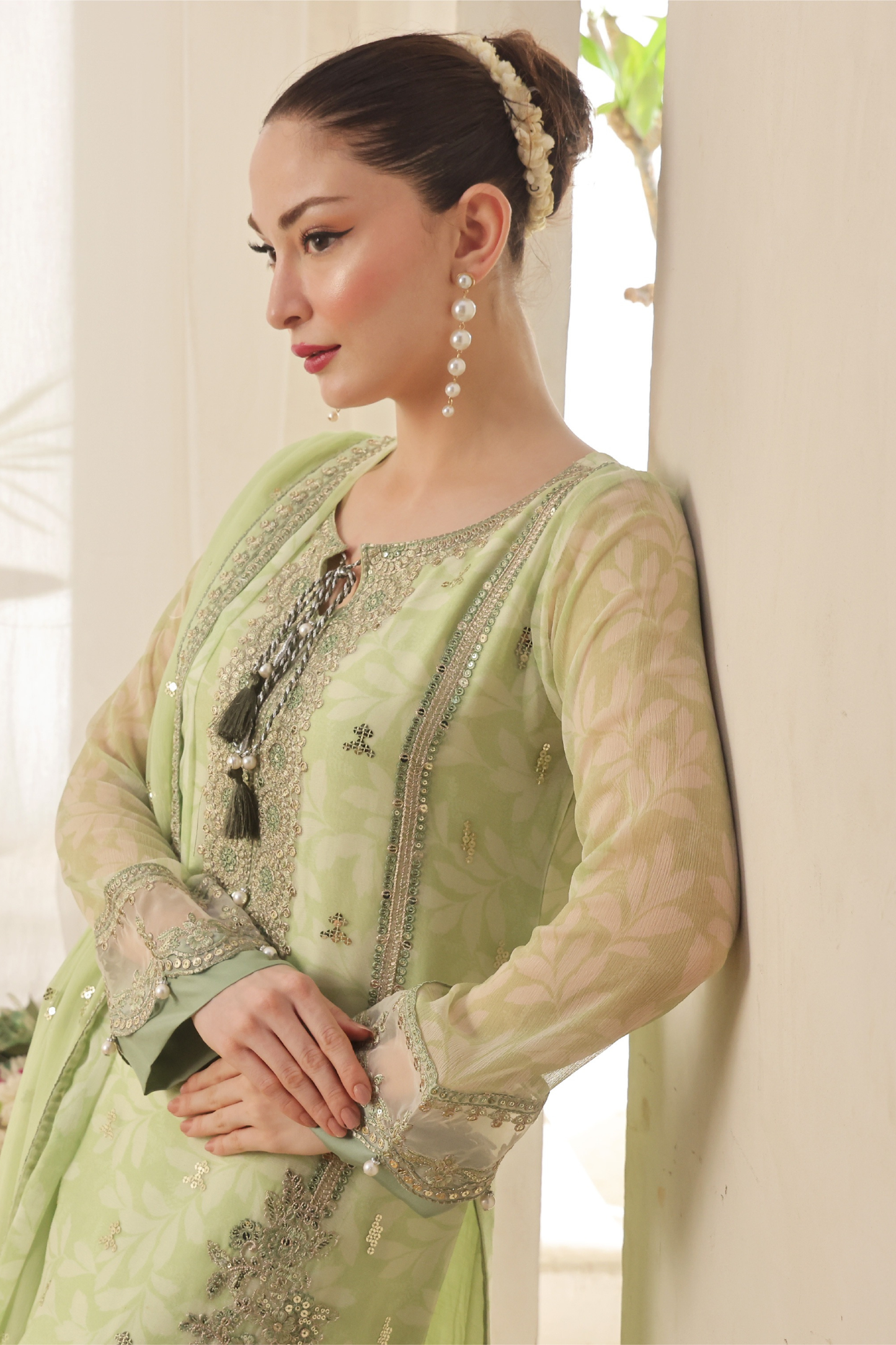 Fatima Bano | Dressline | Tesbeena | Chiffon-3PC