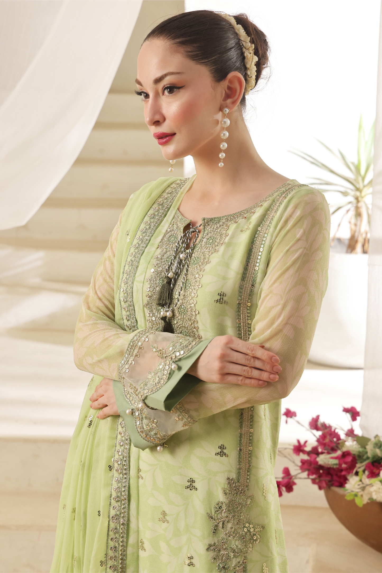 Fatima Bano | Dressline | Tesbeena | Chiffon-3PC
