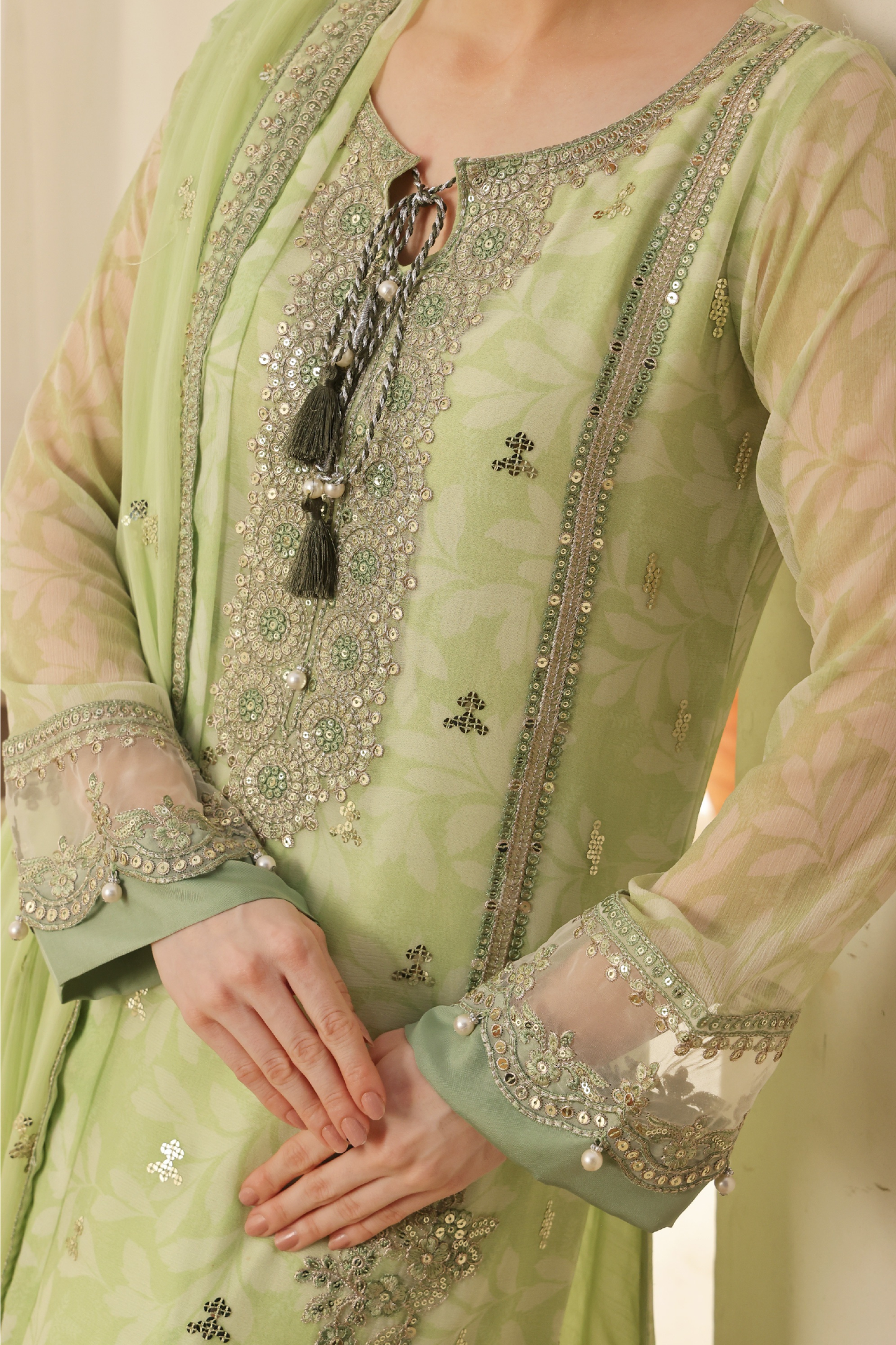 Fatima Bano | Dressline | Tesbeena | Chiffon-3PC