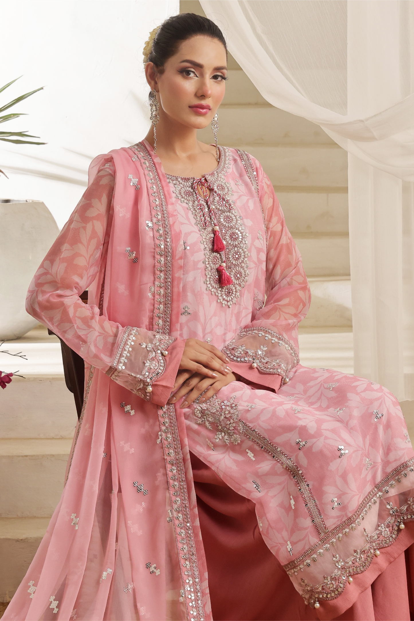 Fatima Bano | Dressline | Tesbeena | Chiffon-3PC