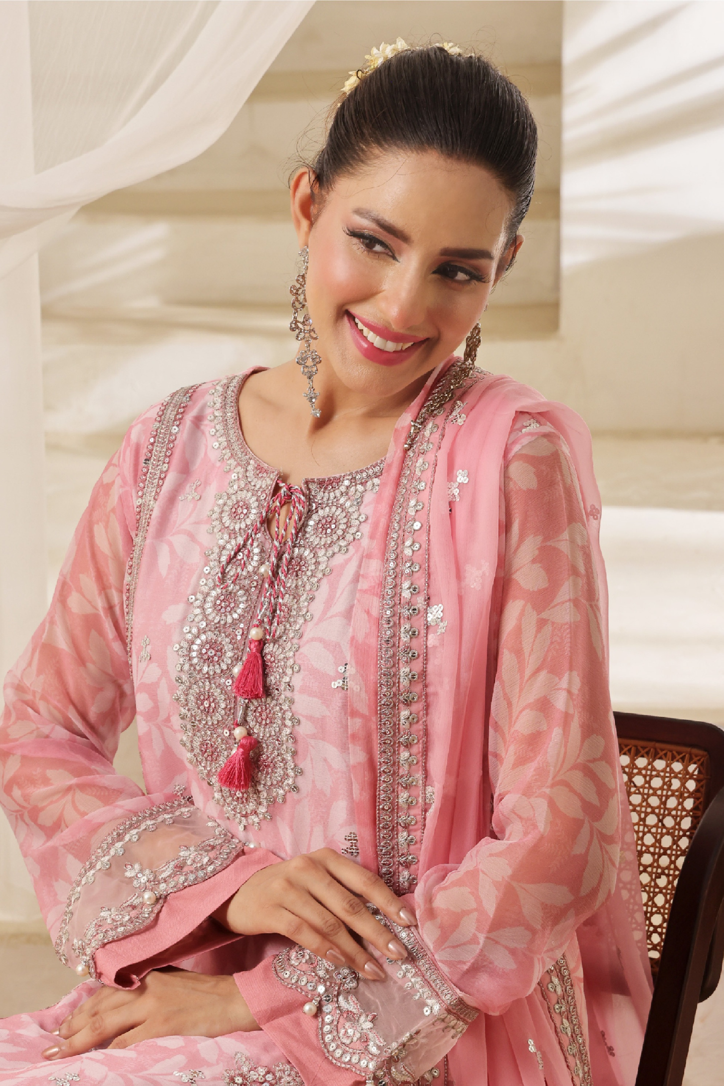 Fatima Bano | Dressline | Tesbeena | Chiffon-3PC