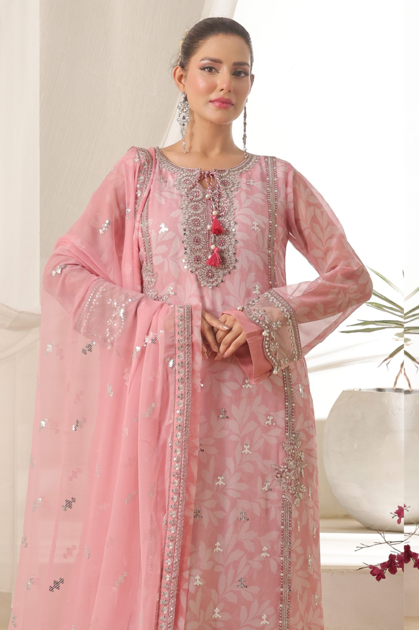 Fatima Bano | Dressline | Tesbeena | Chiffon-3PC