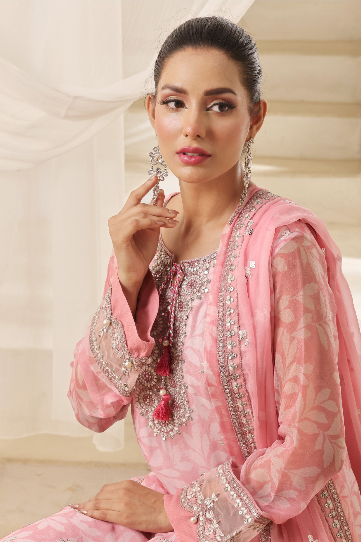 Fatima Bano | Dressline | Tesbeena | Chiffon-3PC