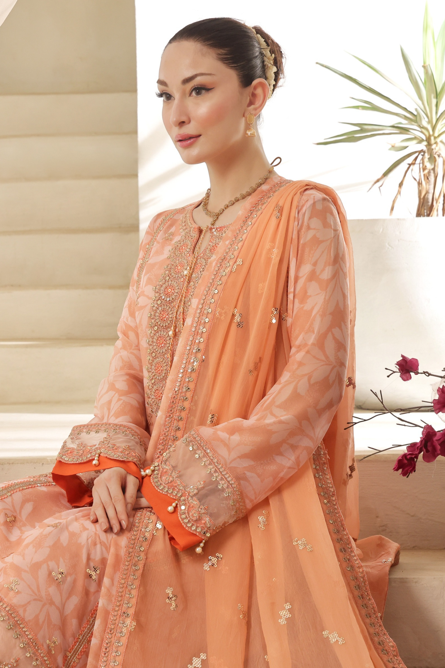 Fatima Bano | Dressline | Tesbeena | Chiffon-3PC