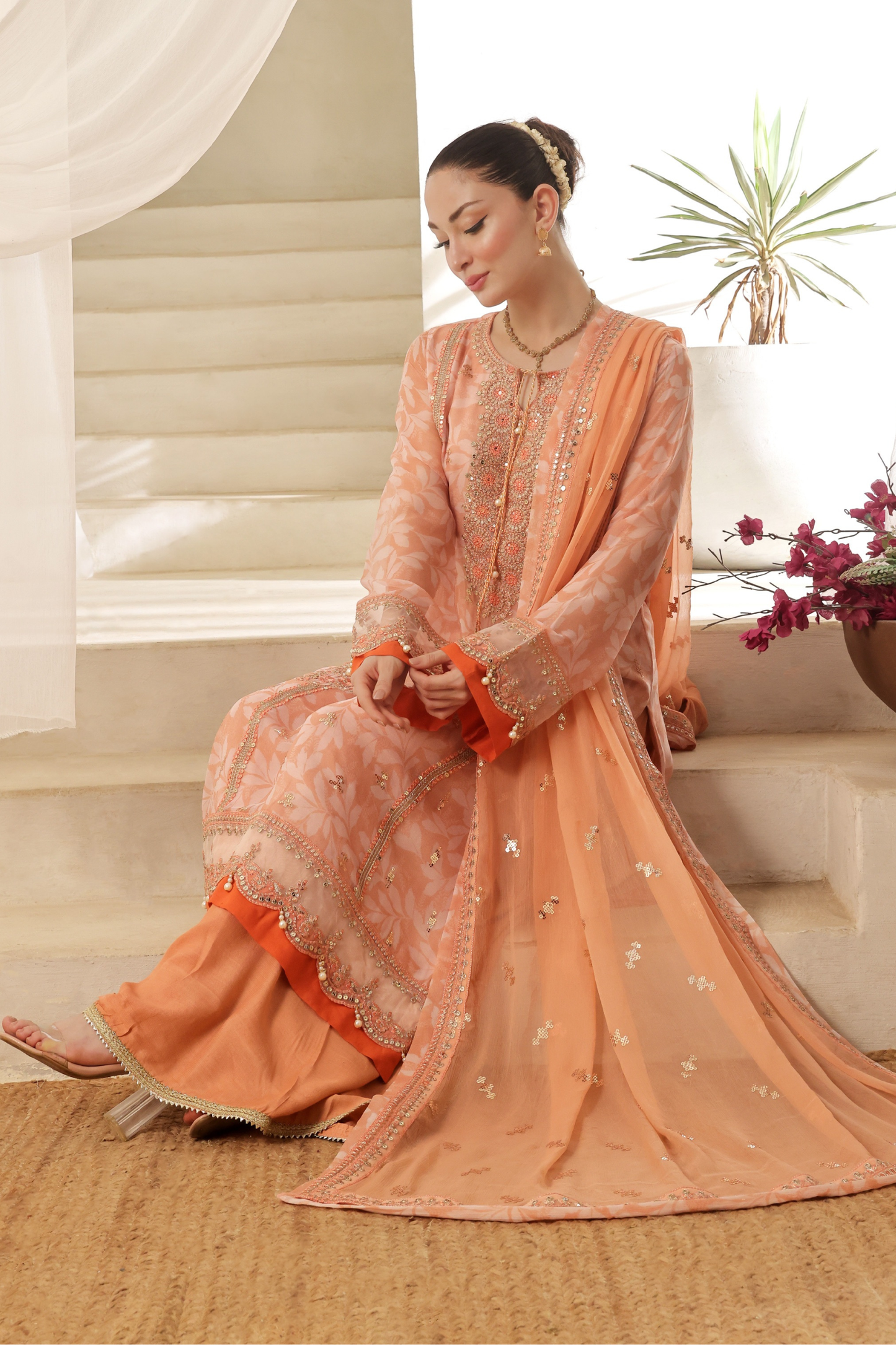 Fatima Bano | Dressline | Tesbeena | Chiffon-3PC