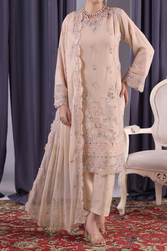 Noor Jahan | Embroidered | Chiffon
