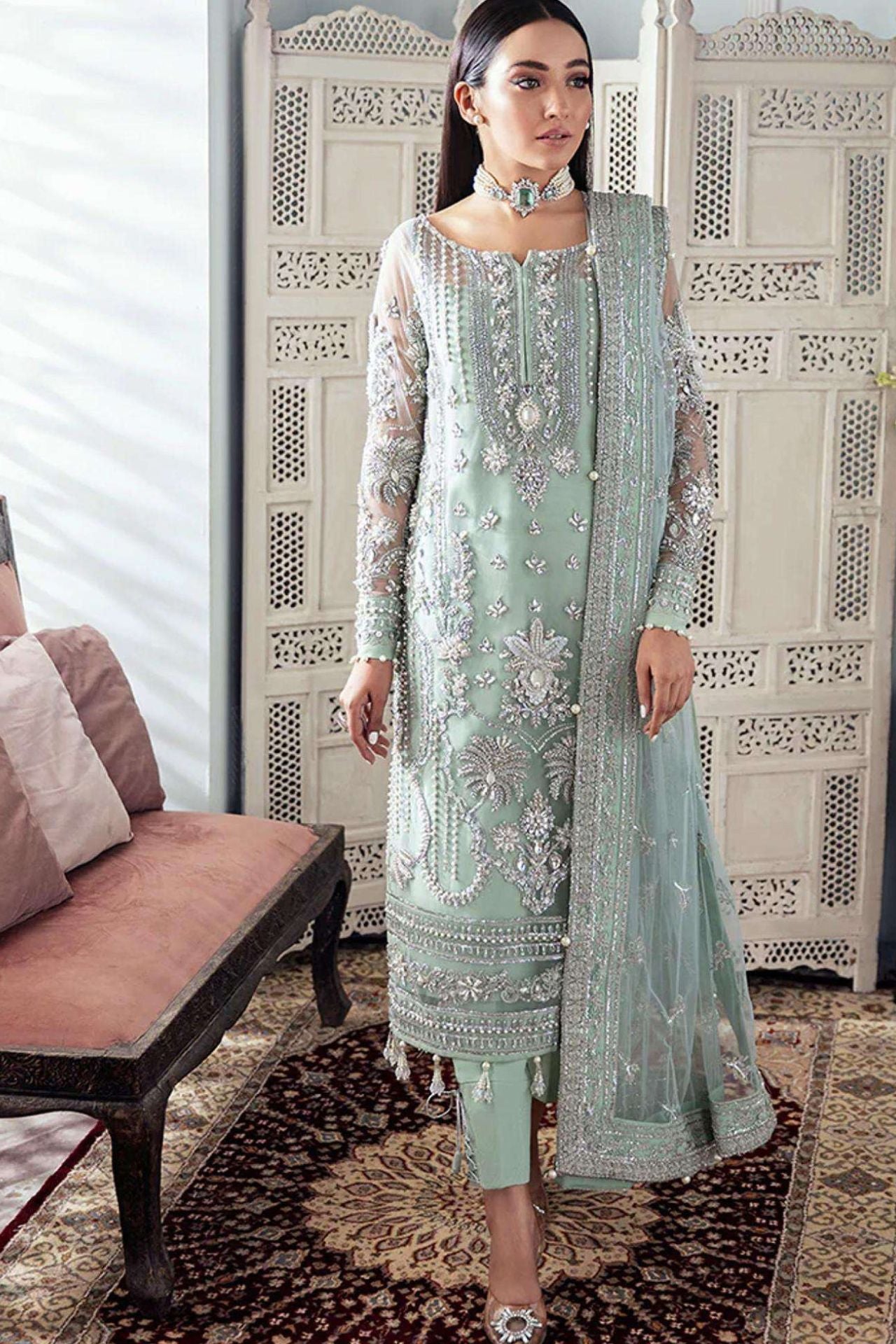 Delisha | Zaib-o-Zeenat | Luxury Organza