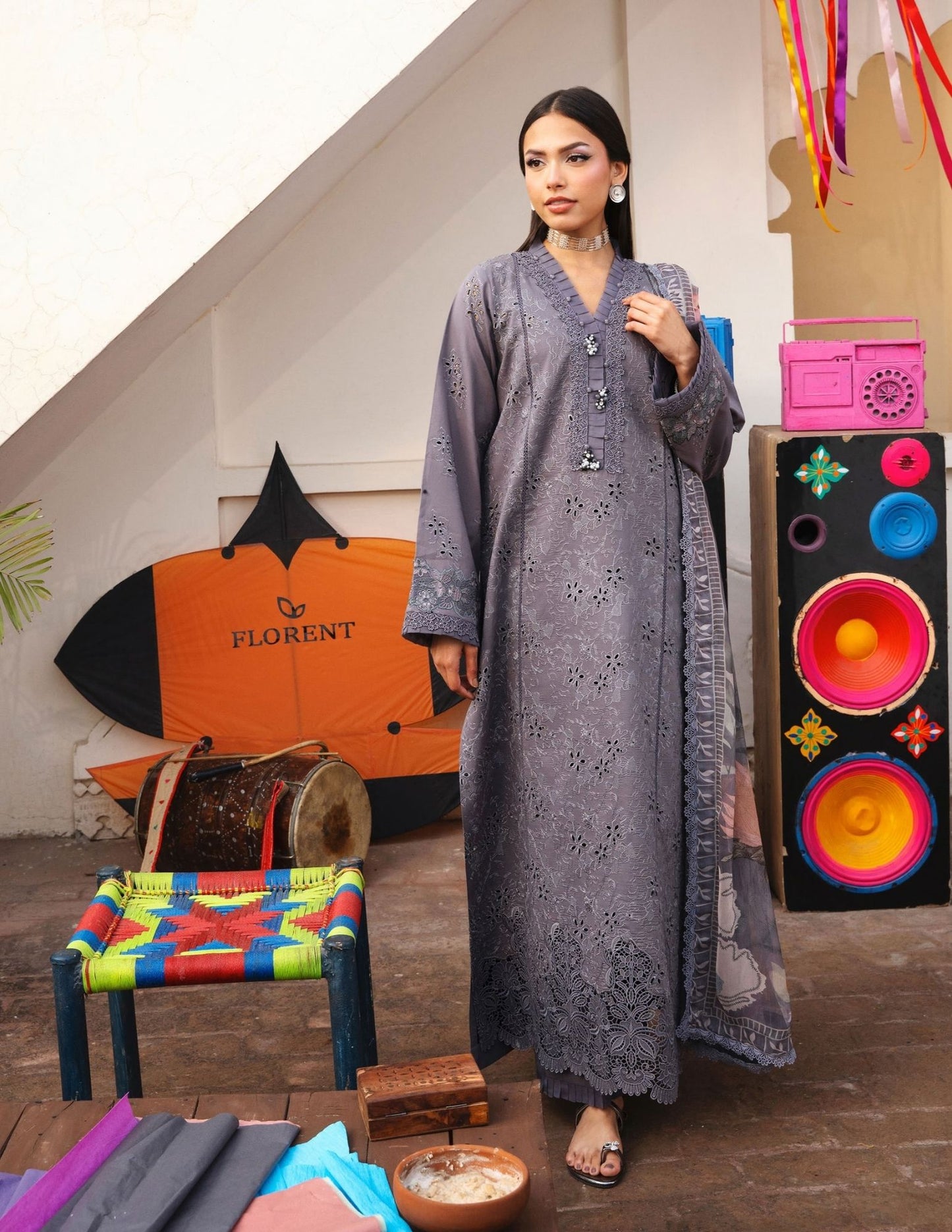 Florent Embroidered | Lawn'26