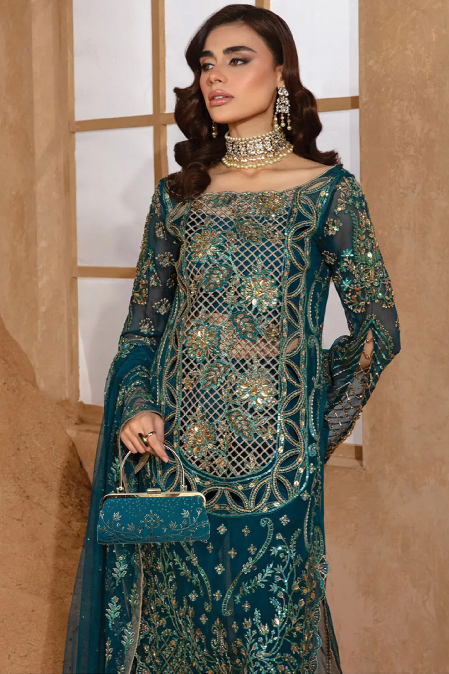 Sania | Dressline | Noor Jahan | Organza-3PC