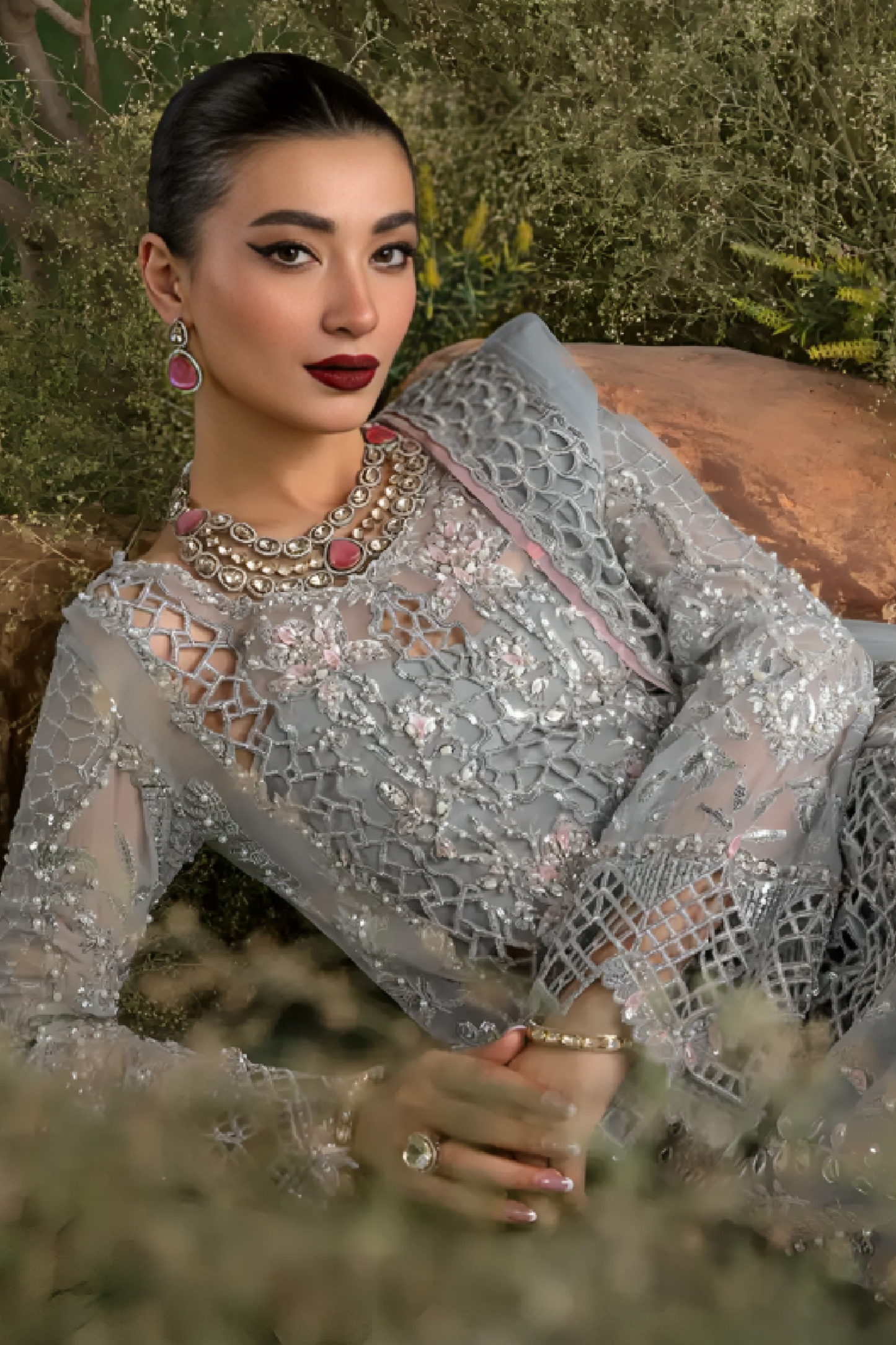 Sania | Dressline | Noor Jahan | Organza-3PC