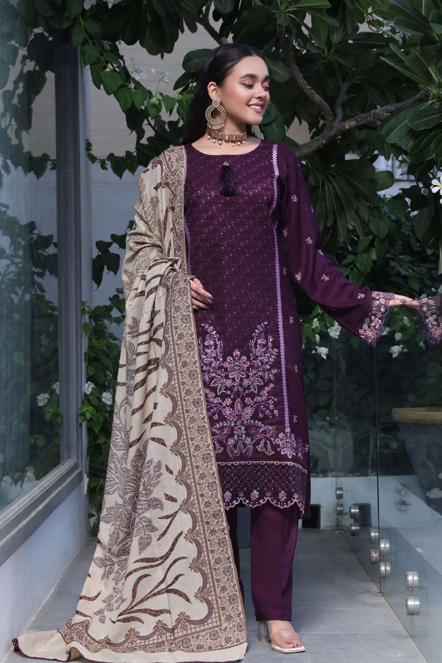 Blanca | Dressline | Emb Dhanak -3PC