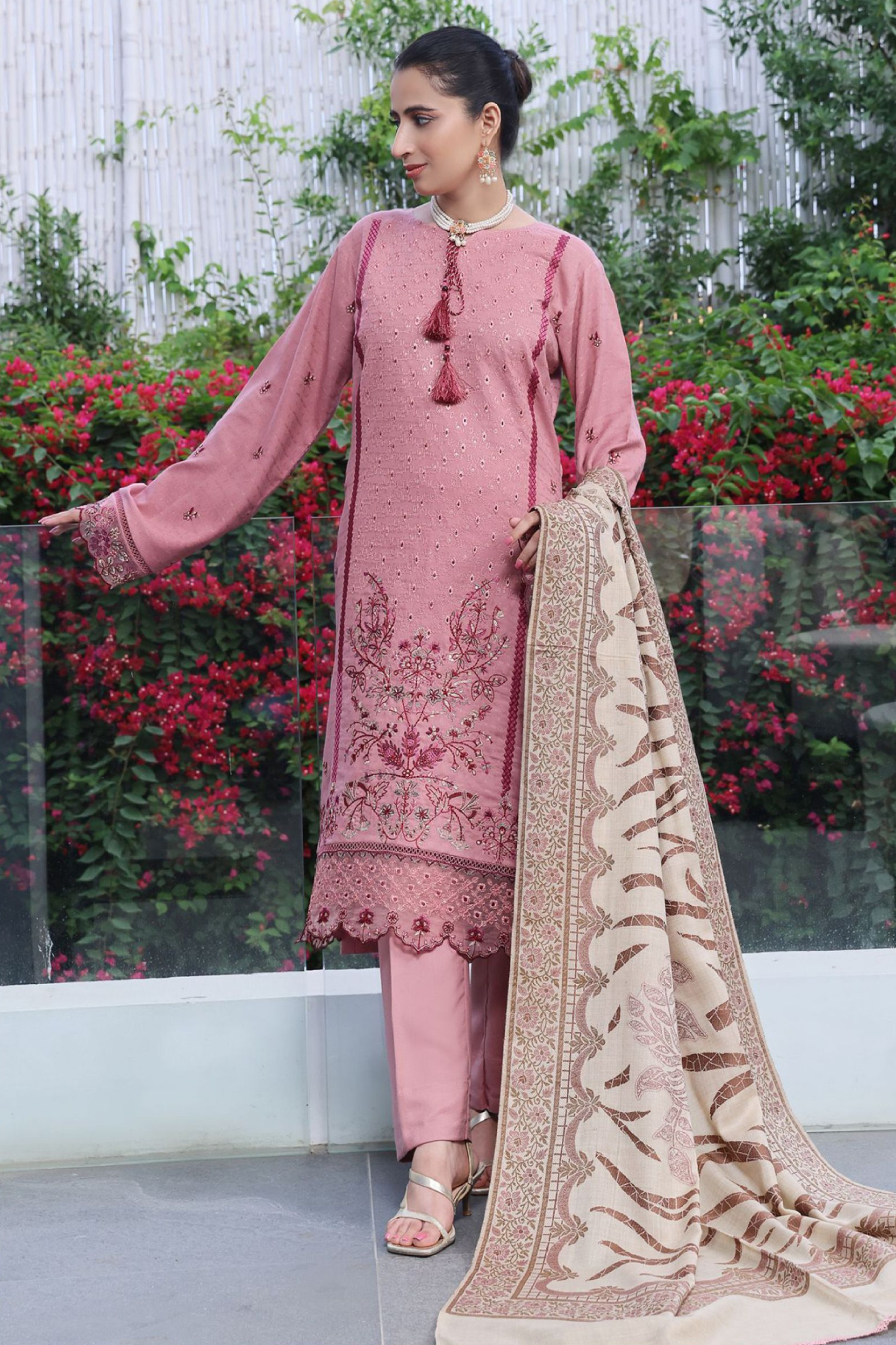 Blanca | Dressline | Emb Dhanak -3PC