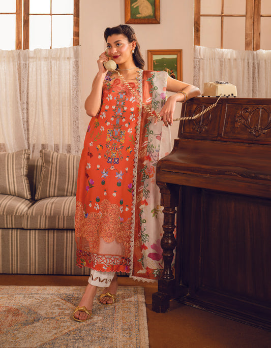 Meeraki | Premium Lawn | 3PC
