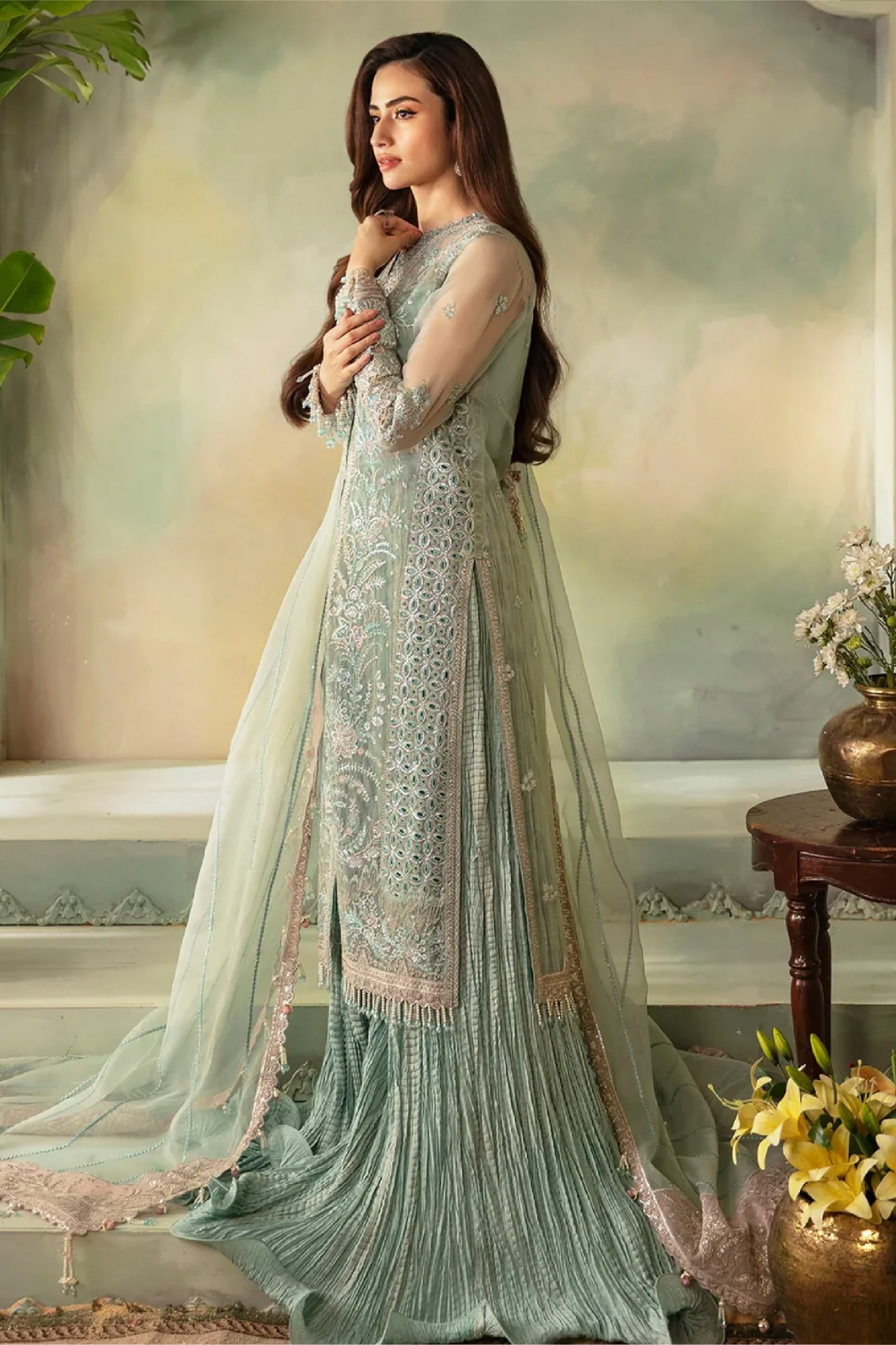 Sania | Dressline | Firdous | Organza-3PC
