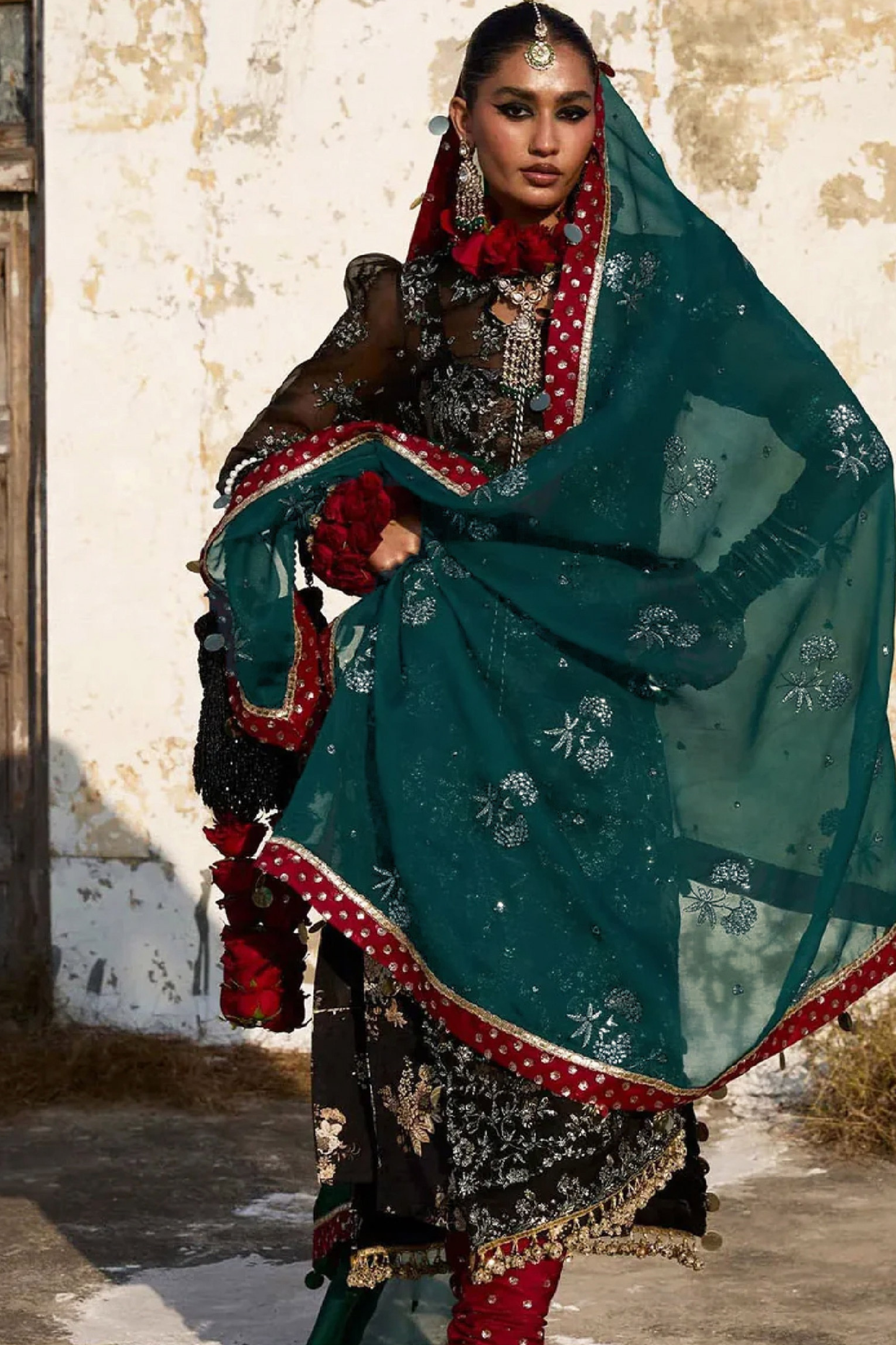 Sania | Dressline | Firdous | Organza-3PC