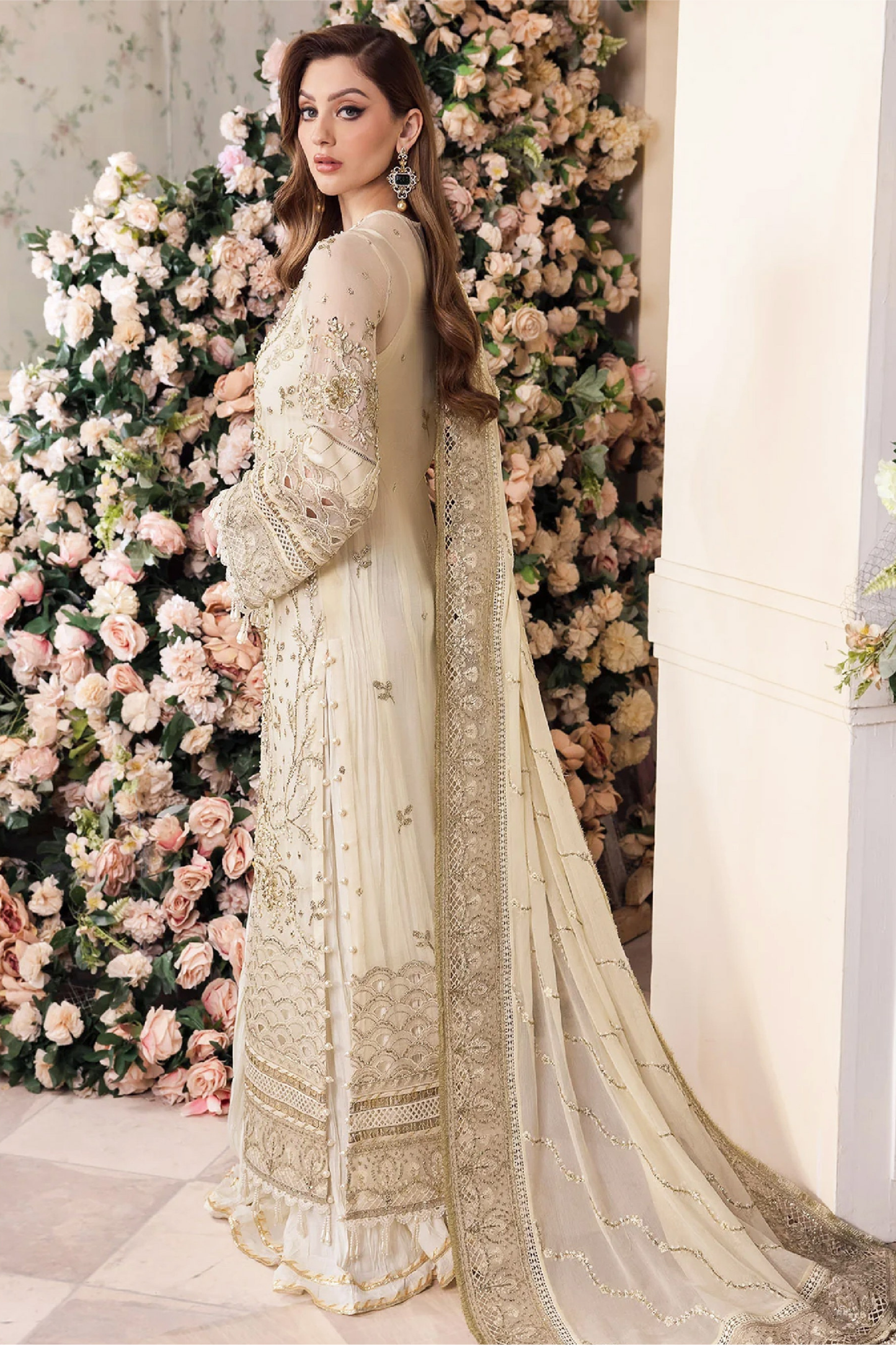 Sania | Dressline | Firdous | Organza-3PC
