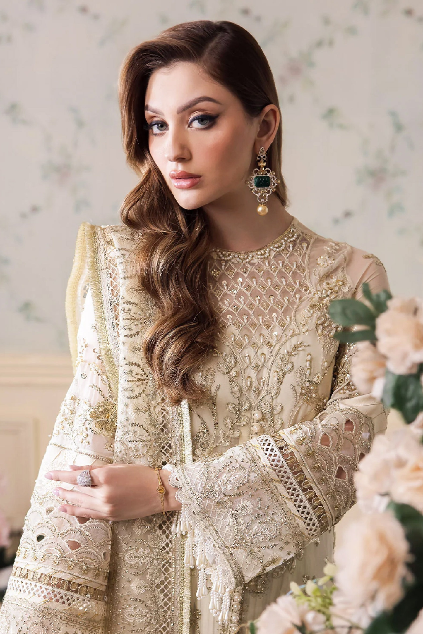 Sania | Dressline | Firdous | Organza-3PC