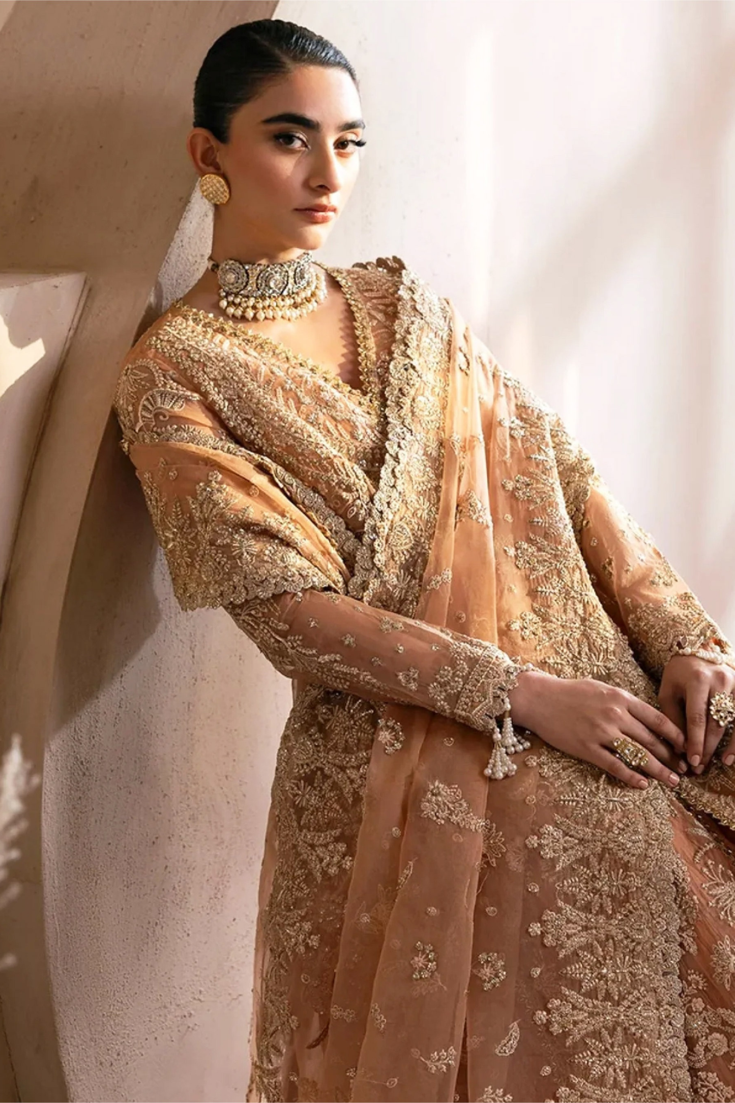 Sania | Dressline | Firdous | Organza-3PC