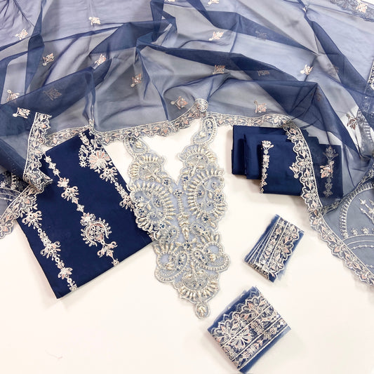 Emaan Adeel Luxury Embroidered Lawn 3PC