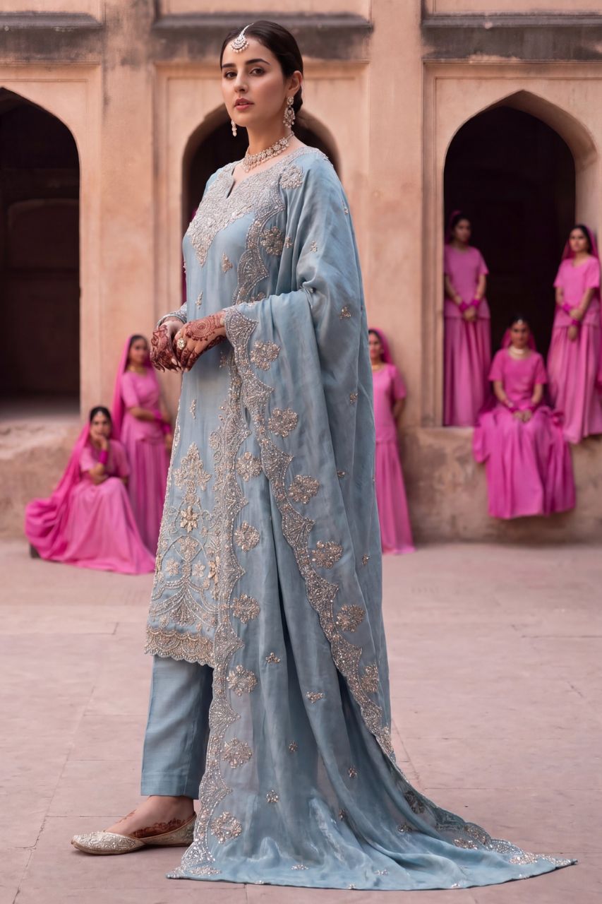 Fatima Bano By Aroob | Dressline | Lava Silk