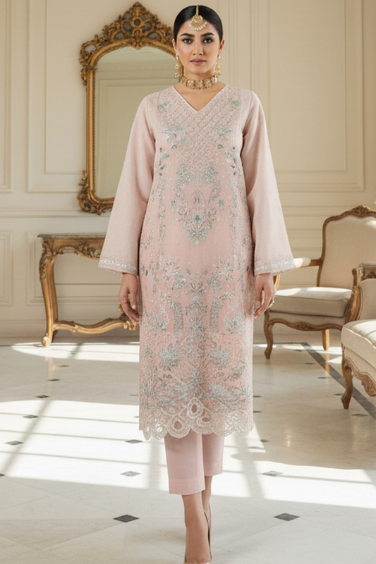 Zoha | Dressline | Burberry | Organza-3PC