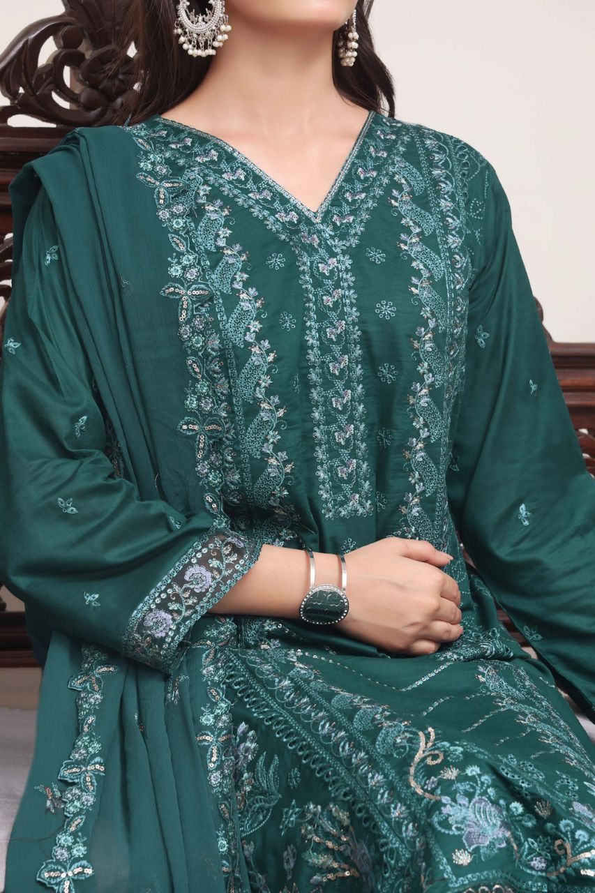 Meherma | Pak Fabrics | Chickenkari Lawn