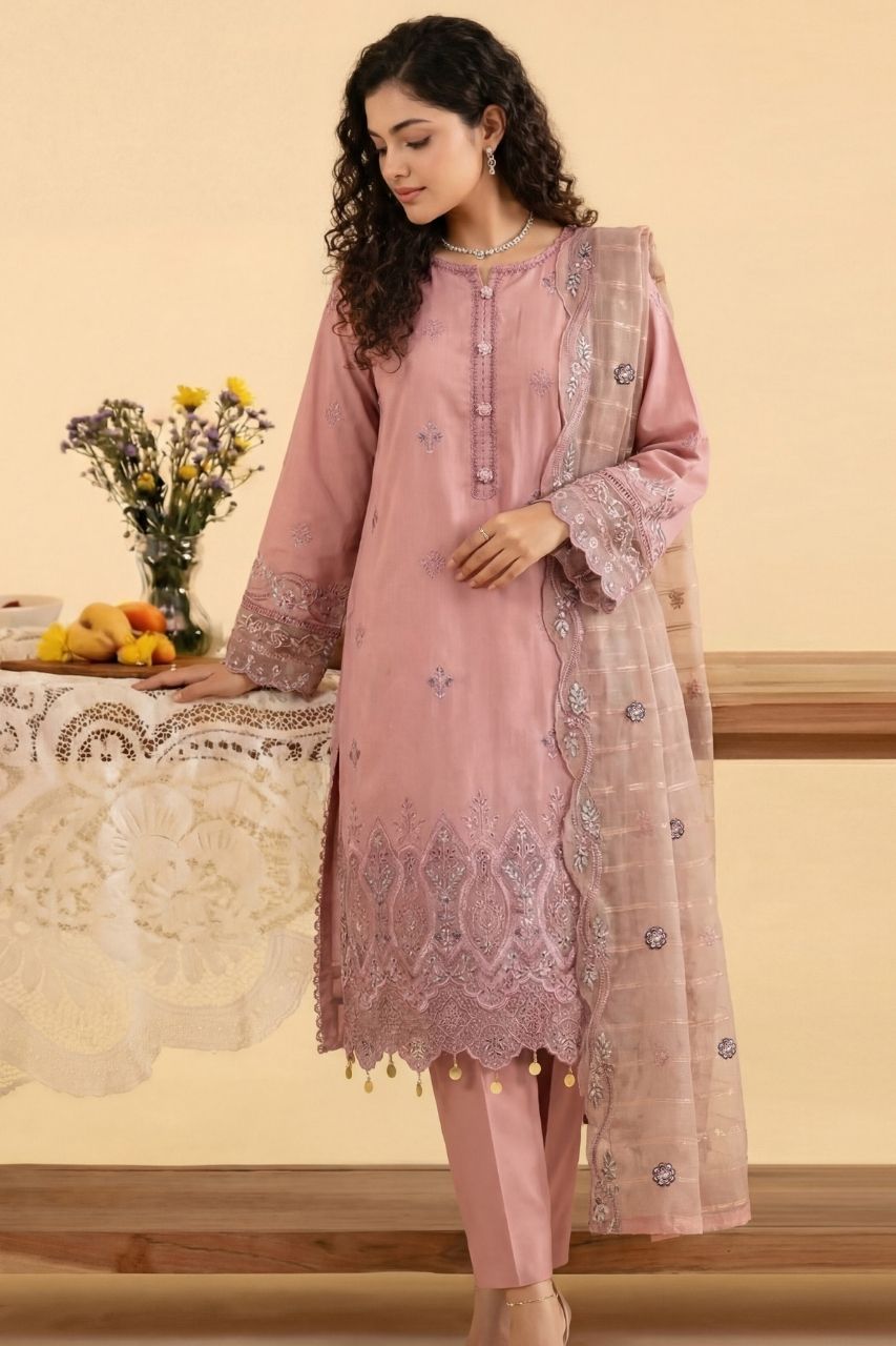 Zaib-o-Zeenat By Neeshey Luxury Laser-Kari Embroidered Lawn Volume-3PC