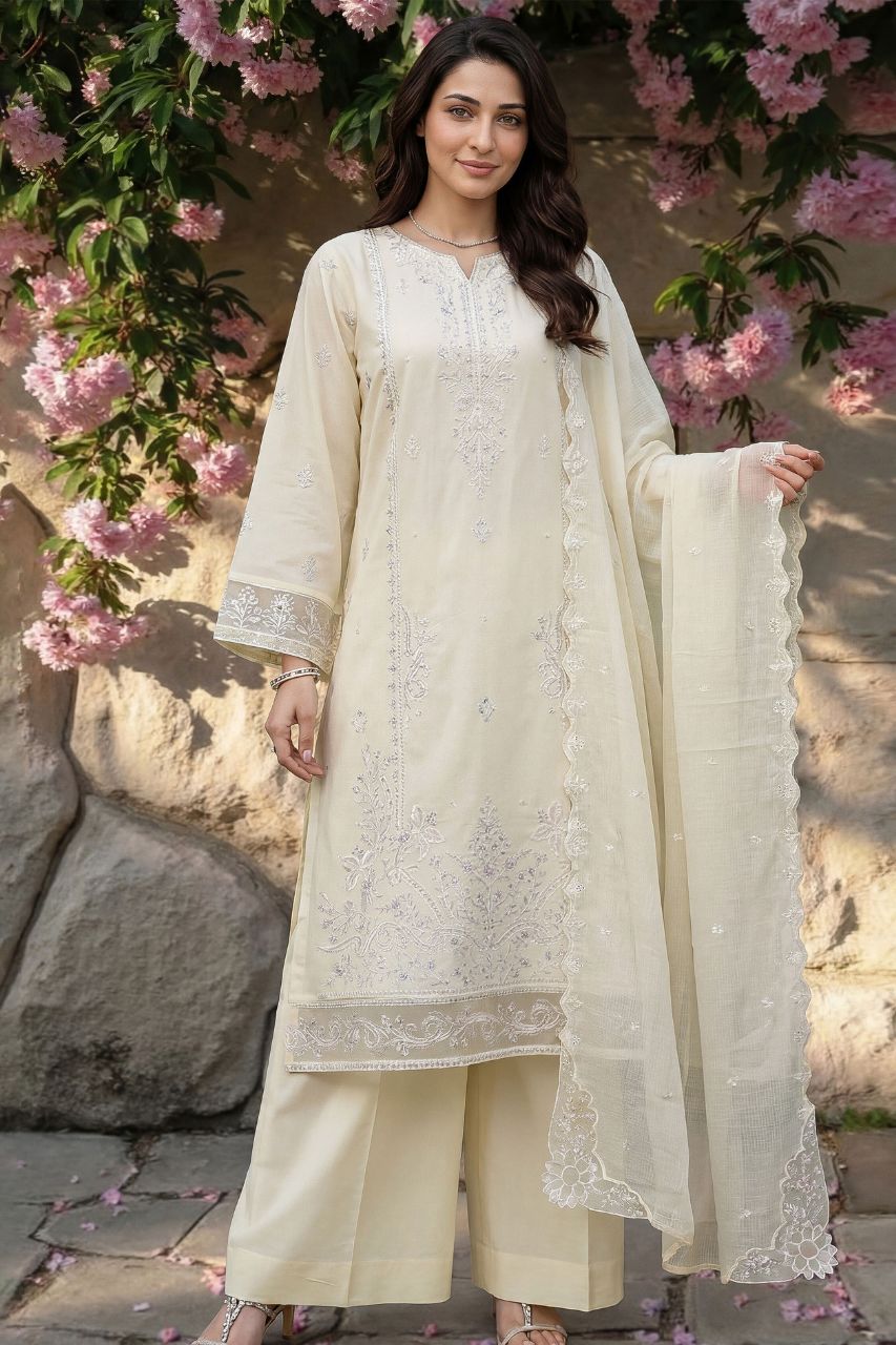 Farmaish | Dressline | Semi-Stitched |  Lawn