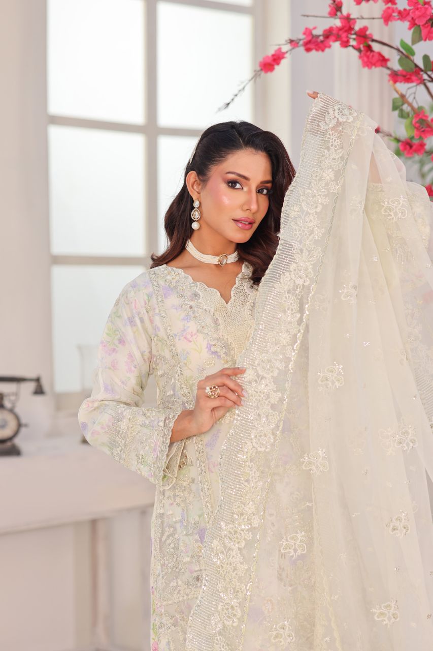 Mushkk By Dr.Haris Luxury Organza