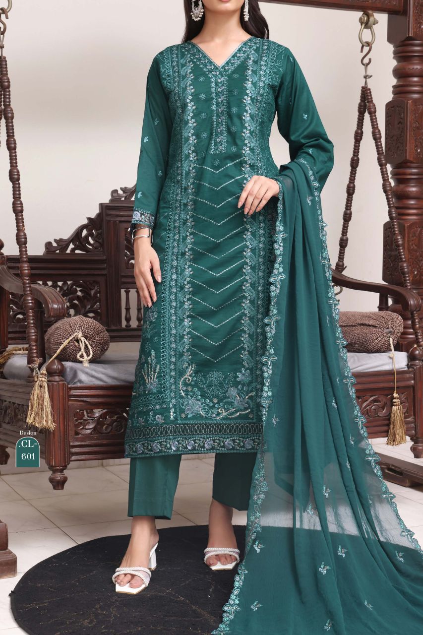 Meherma | Pak Fabrics | Chickenkari Lawn