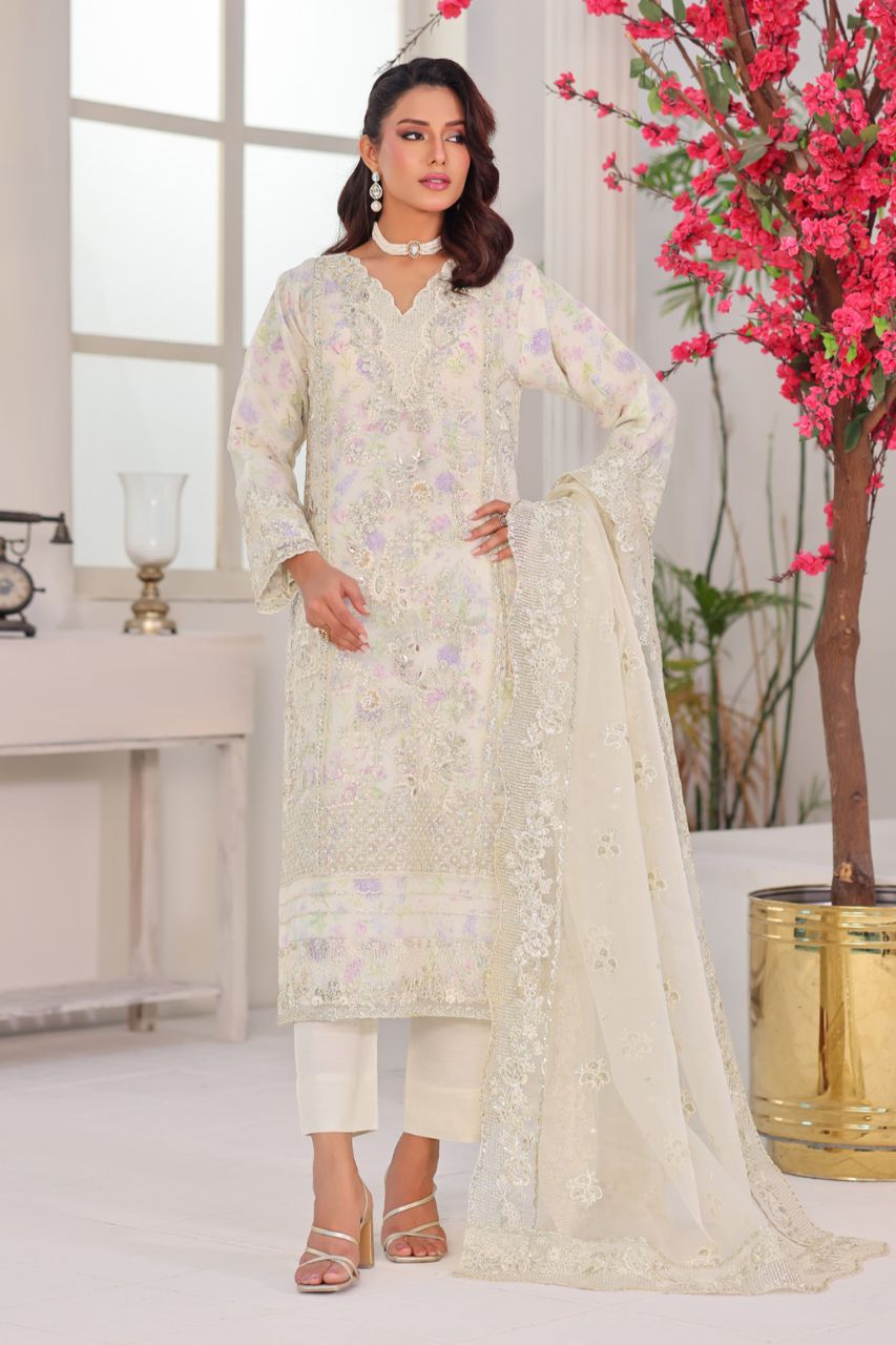 Mushkk By Dr.Haris Luxury Organza