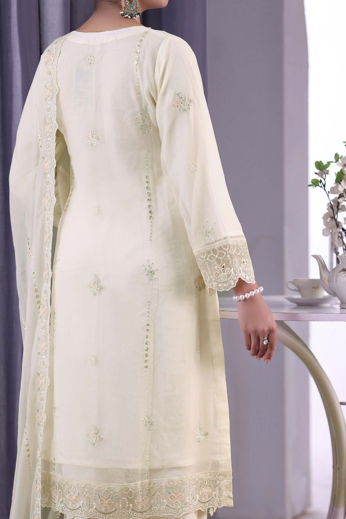 Noor Jahan | Embroidered | Chiffon